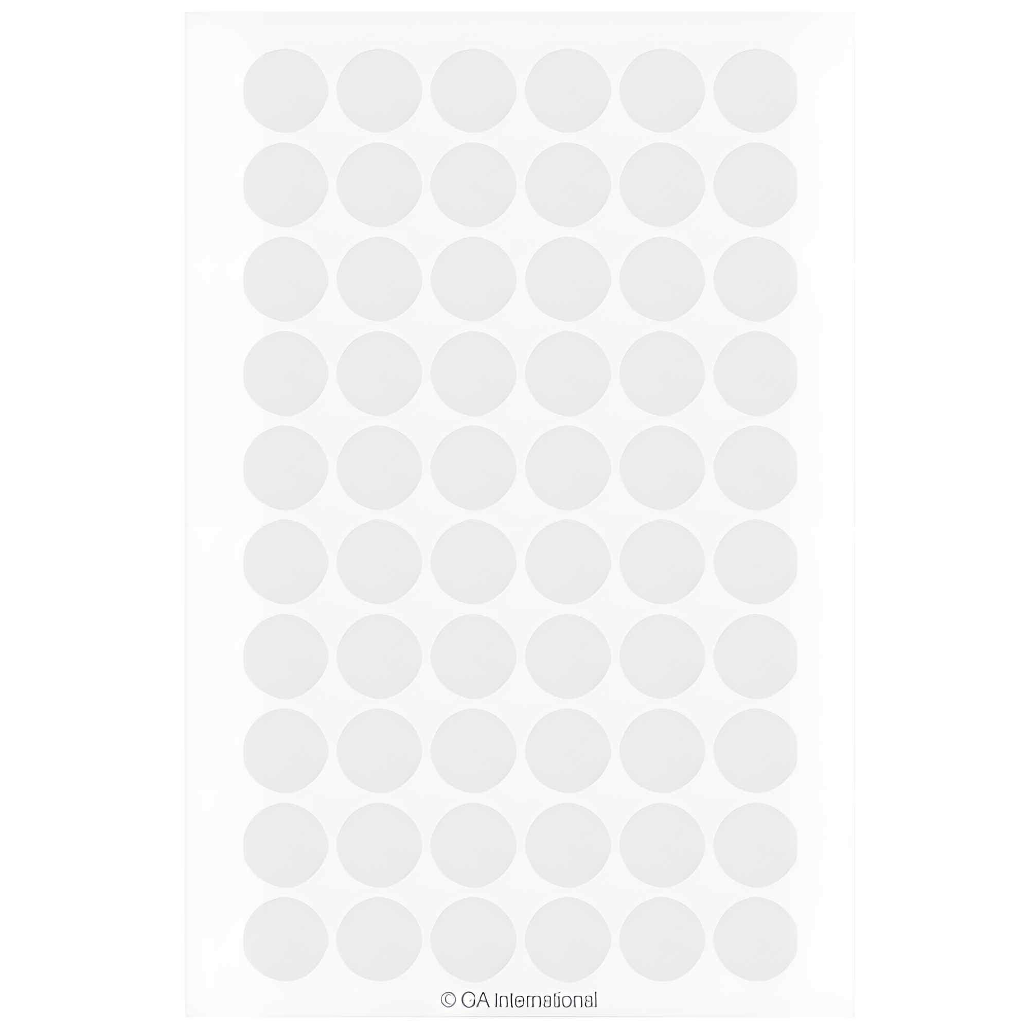 LabTAG 0.5" Circle Cryogenic Labels (White) LT-13WH