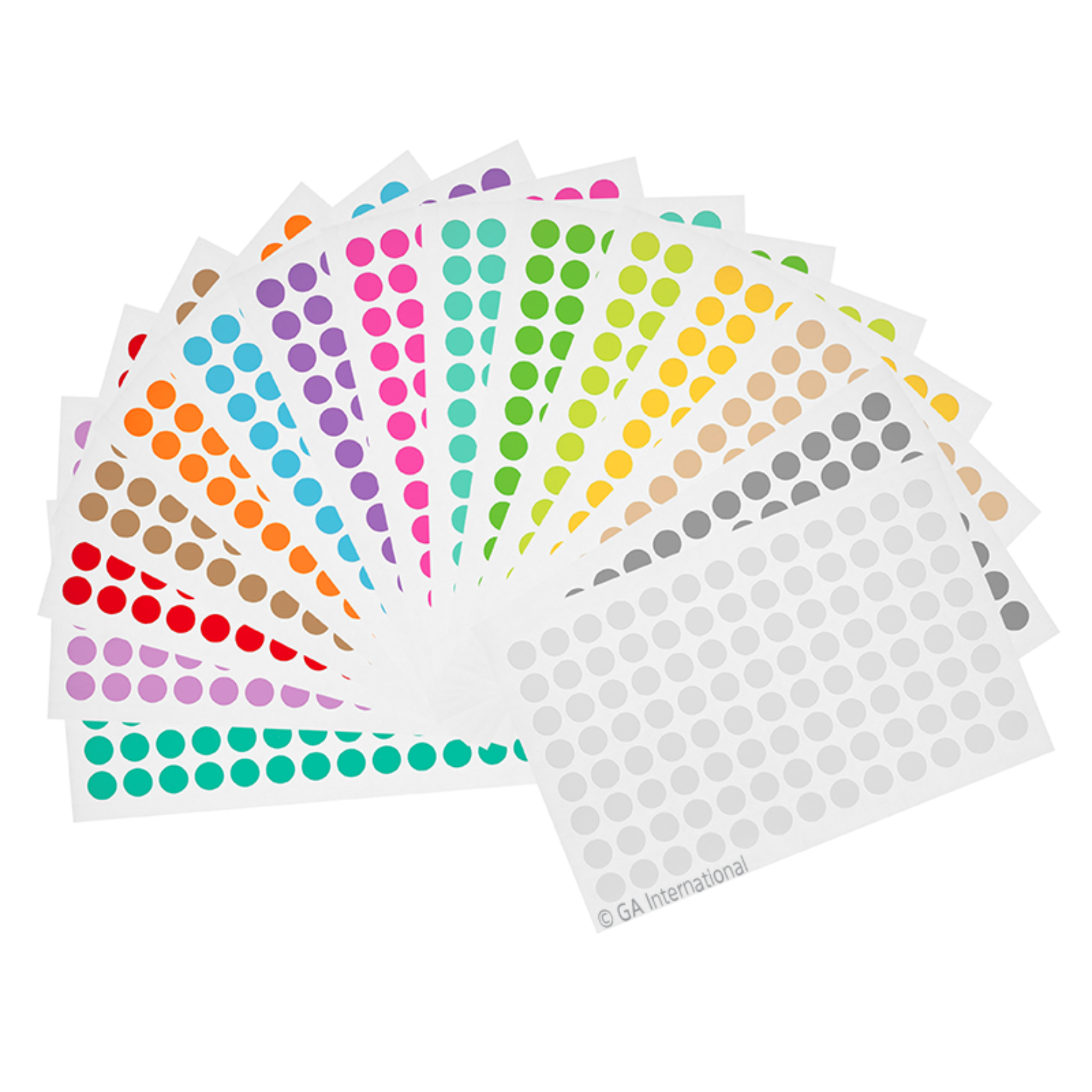 LabTAG 0.354" Circle Cryogenic Writable Labels (Assorted Colors) LT-9A