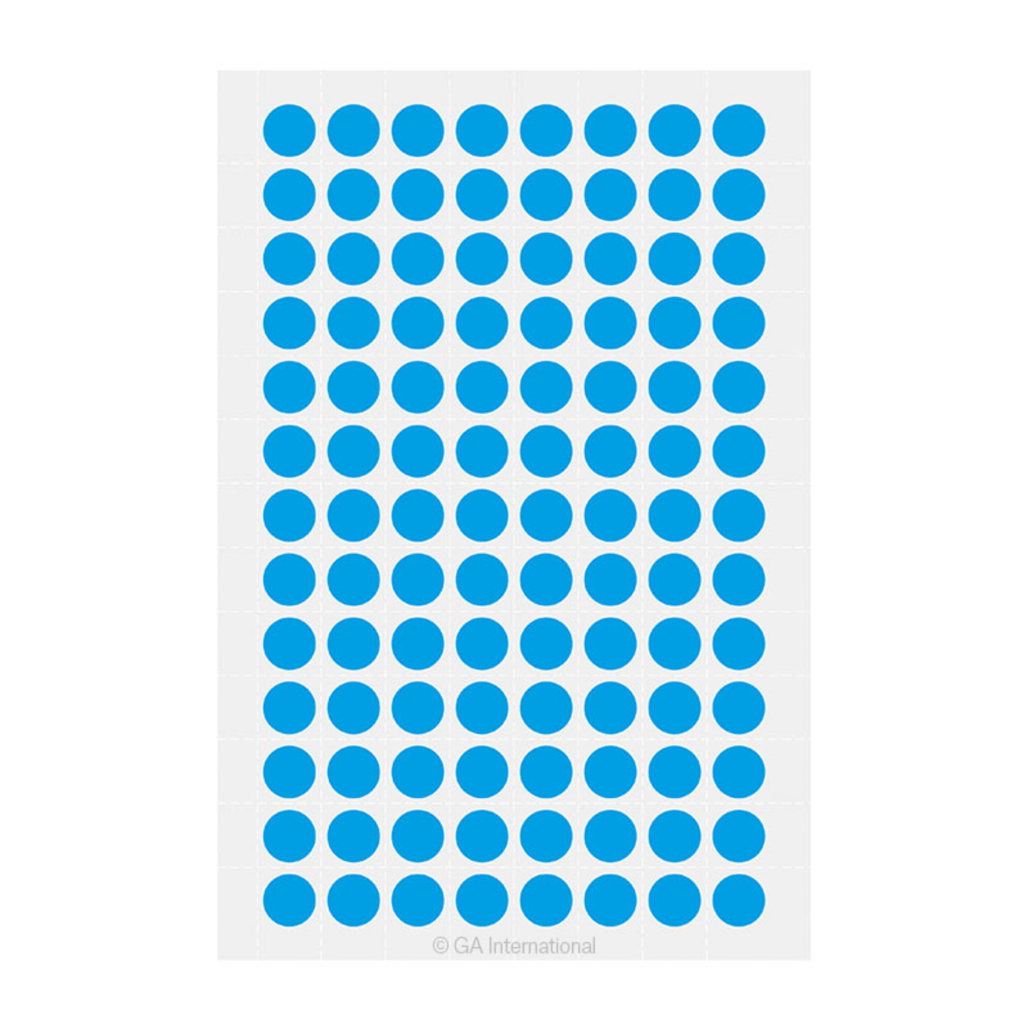 LabTAG 0.354" Circle Cryogenic Writable Labels (Blue) LT-9BL