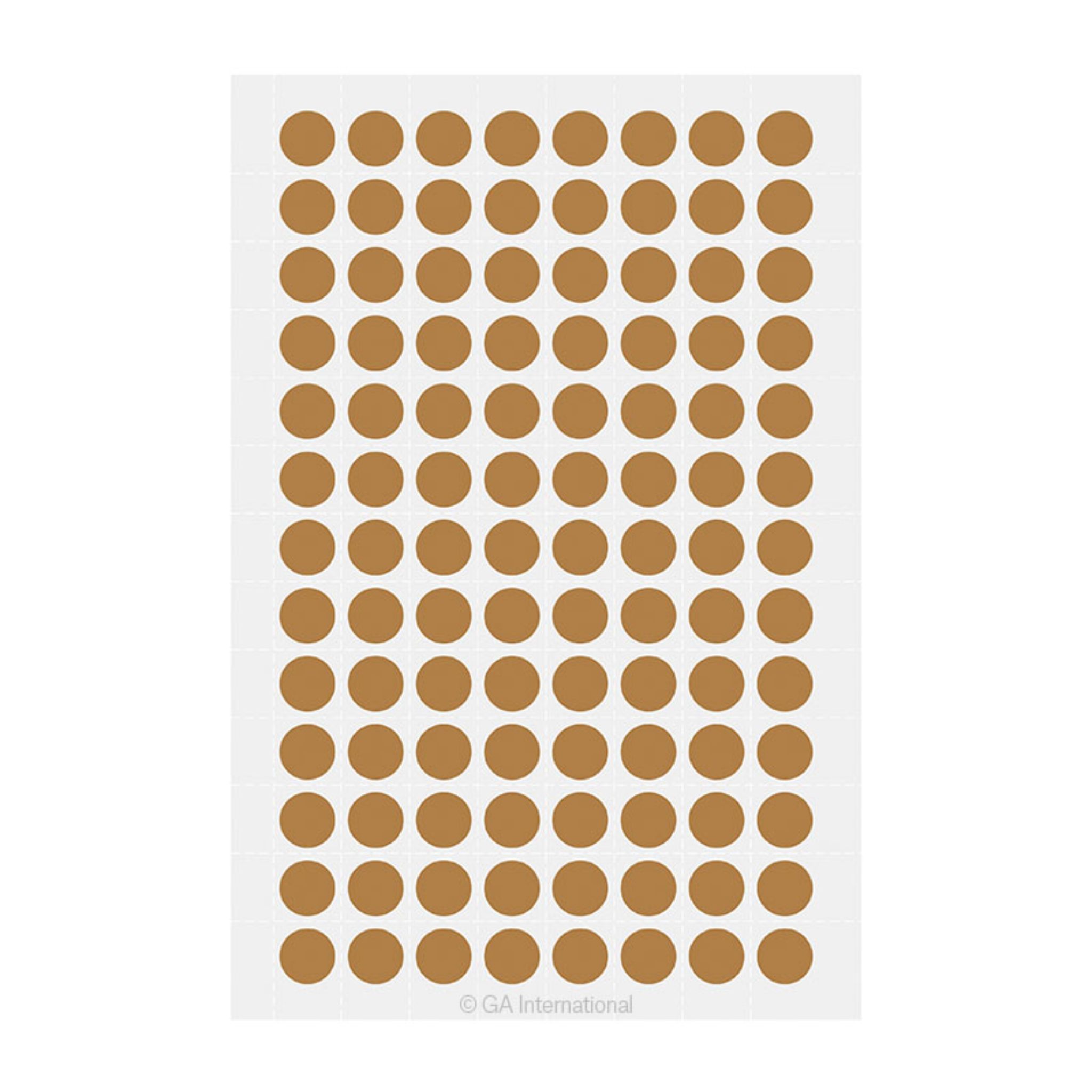LabTAG 0.354" Circle Cryogenic Writable Labels (Brown) LT-9BR