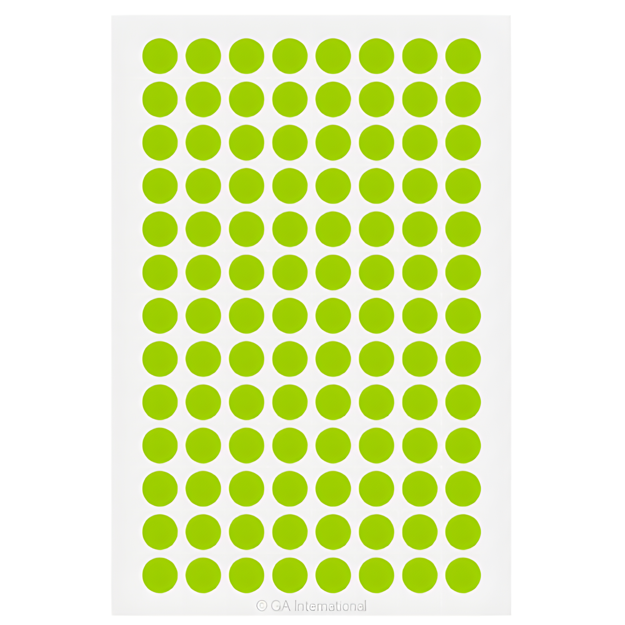 LabTAG 0.354" Circle Cryogenic Labels (Green Apple) LT-9GA