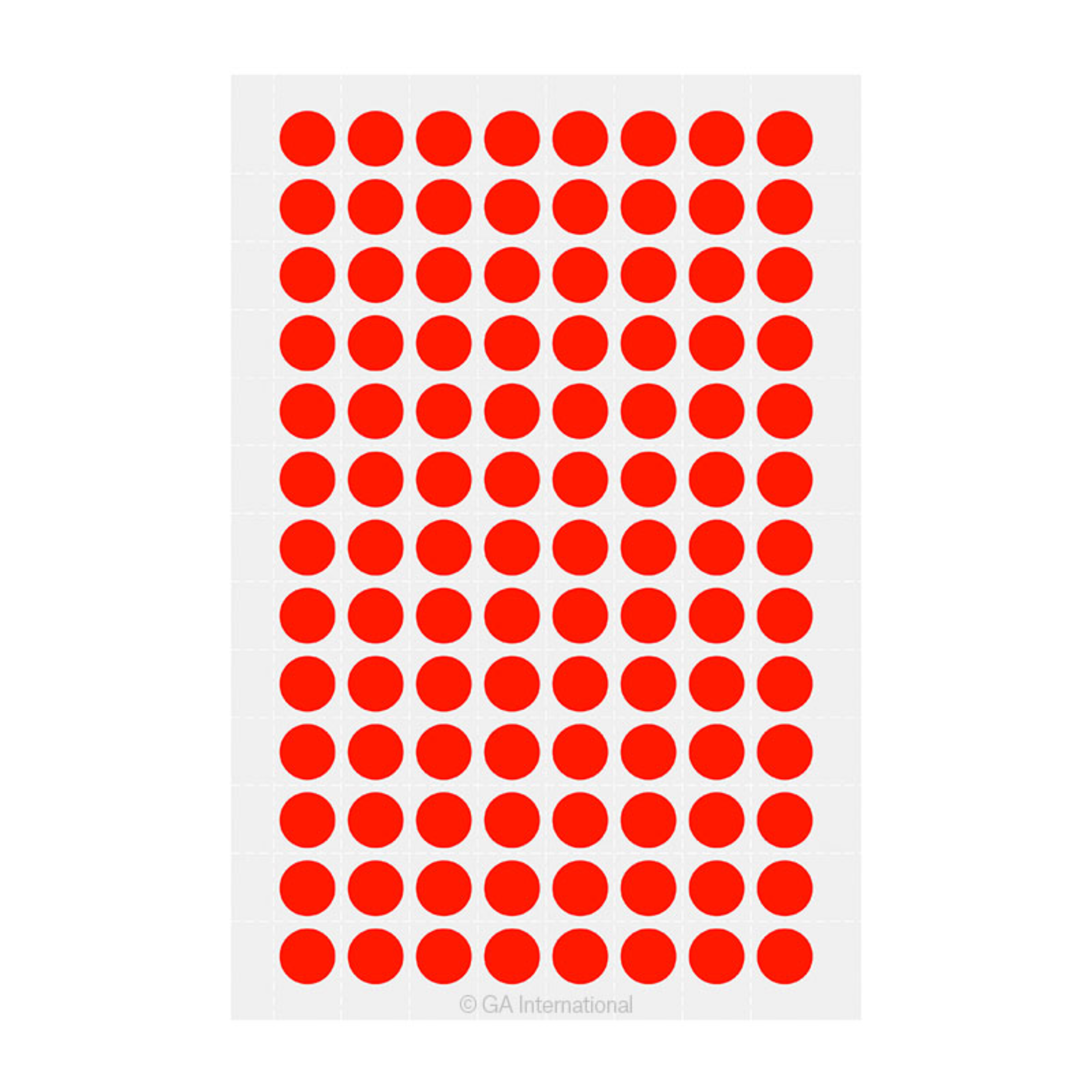 LabTAG 0.354" Circle Cryogenic Writable Labels (Red) LT-9RE