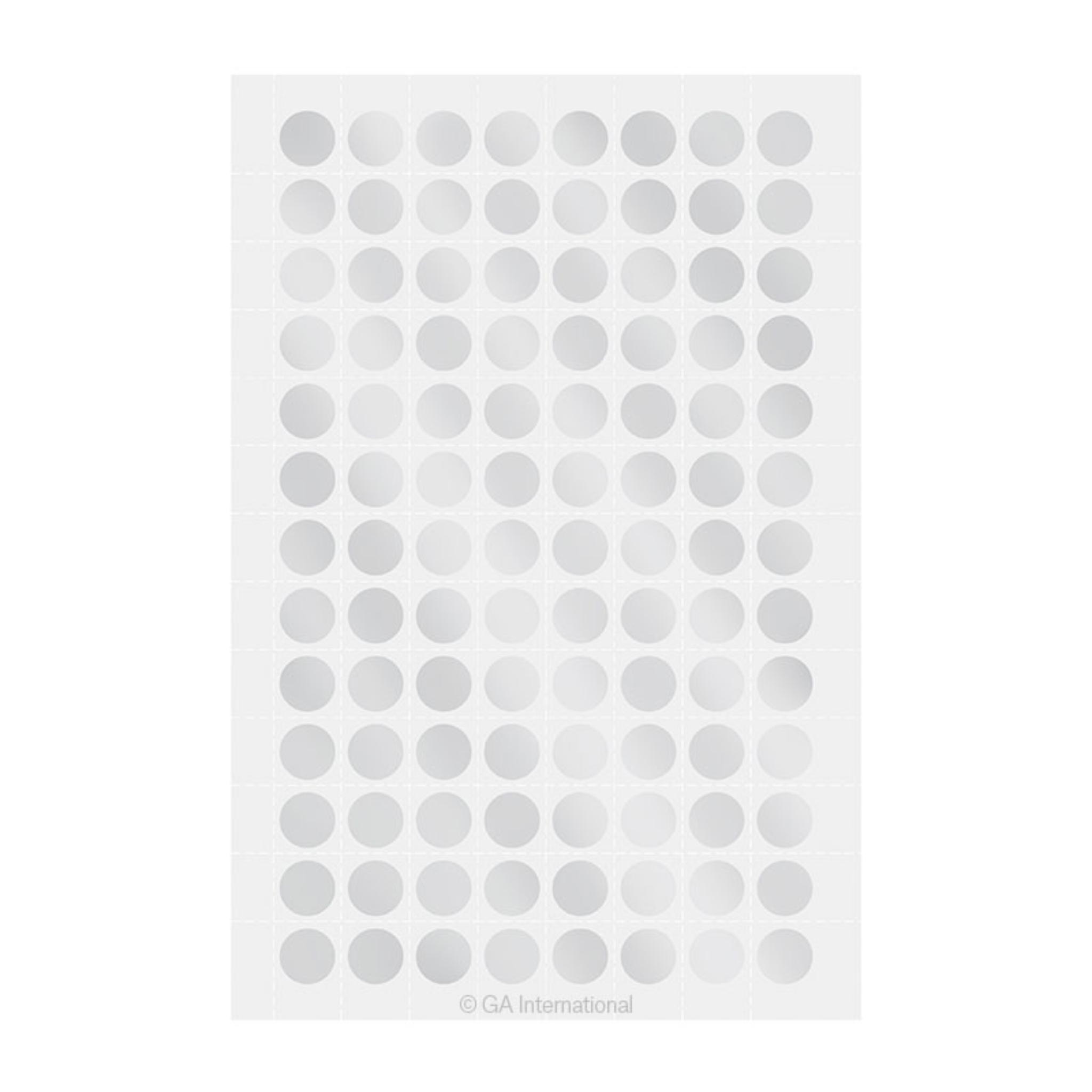 LabTAG 0.354" Circle Cryogenic Writable Labels (Silver) LT-9SI