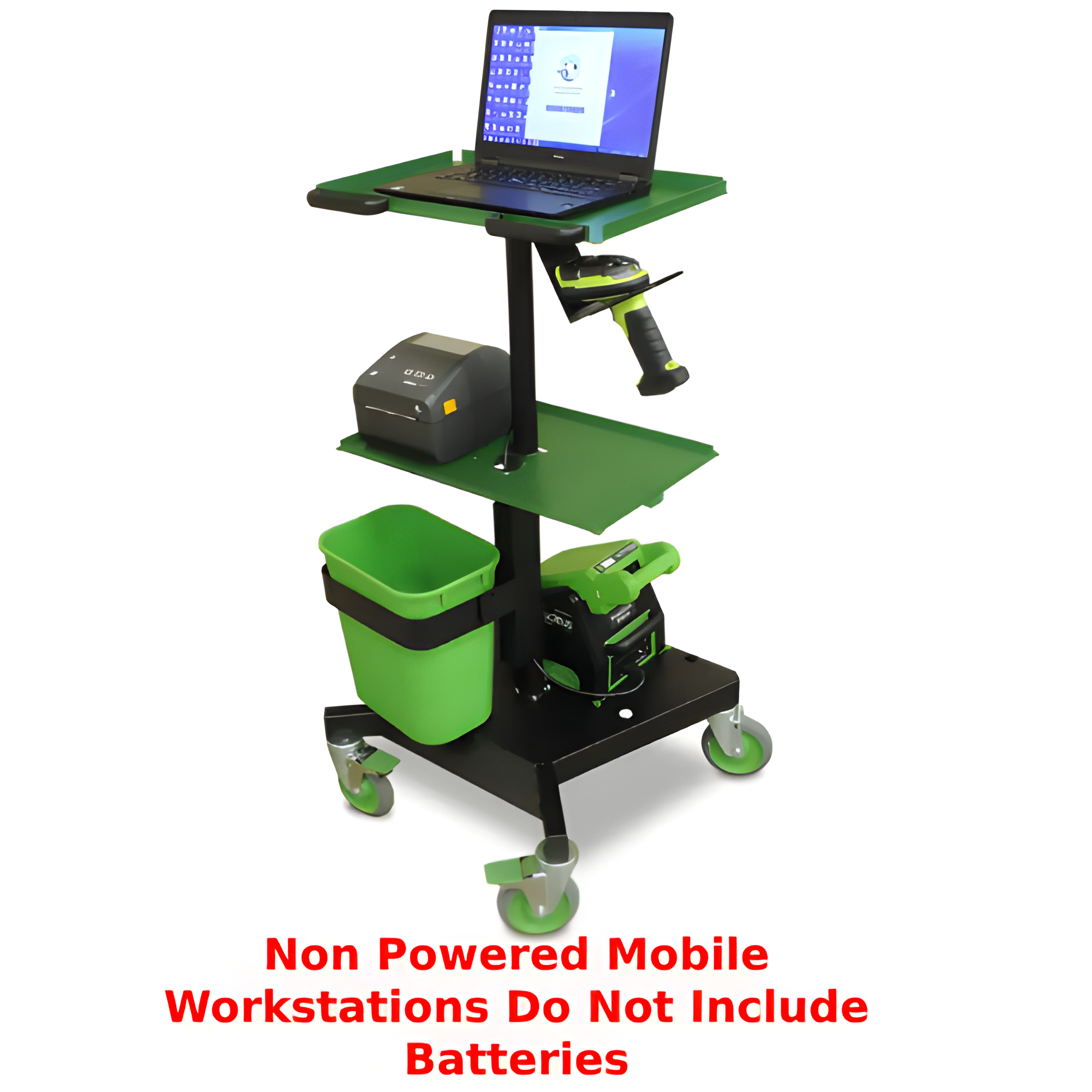 Newcastle LT Series Industrial Powered Laptop Carts LT1000