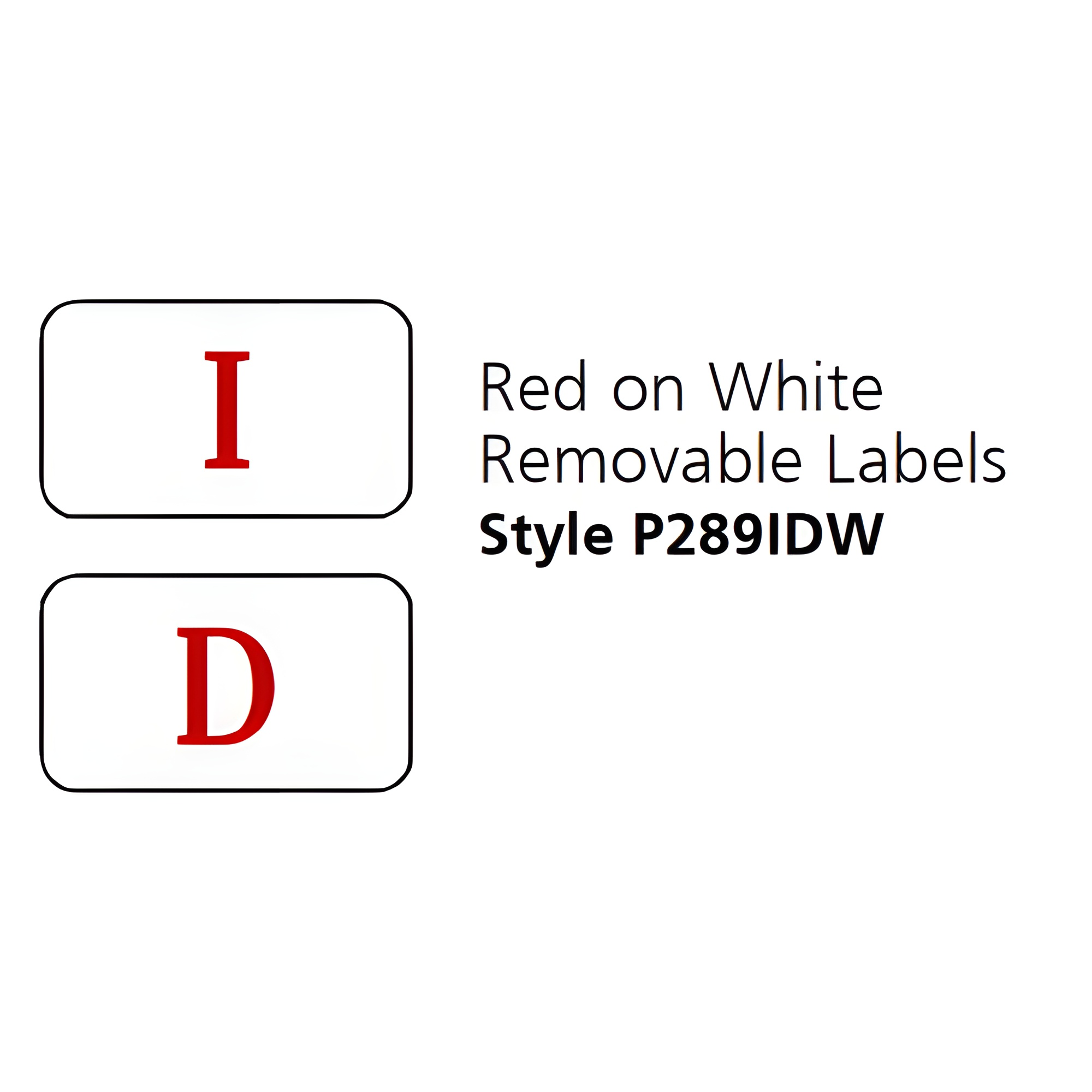 Arch Crown Contact Lens Package Labels [Non-Perforated] P289IDW