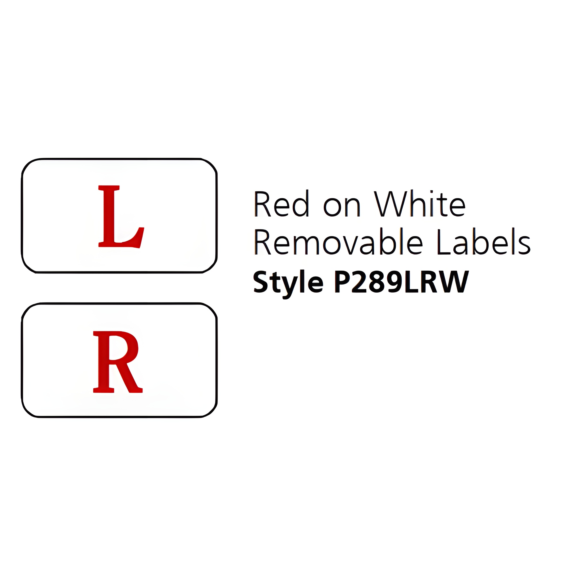 Arch Crown Contact Lens Package Labels [Non-Perforated] P289LRW