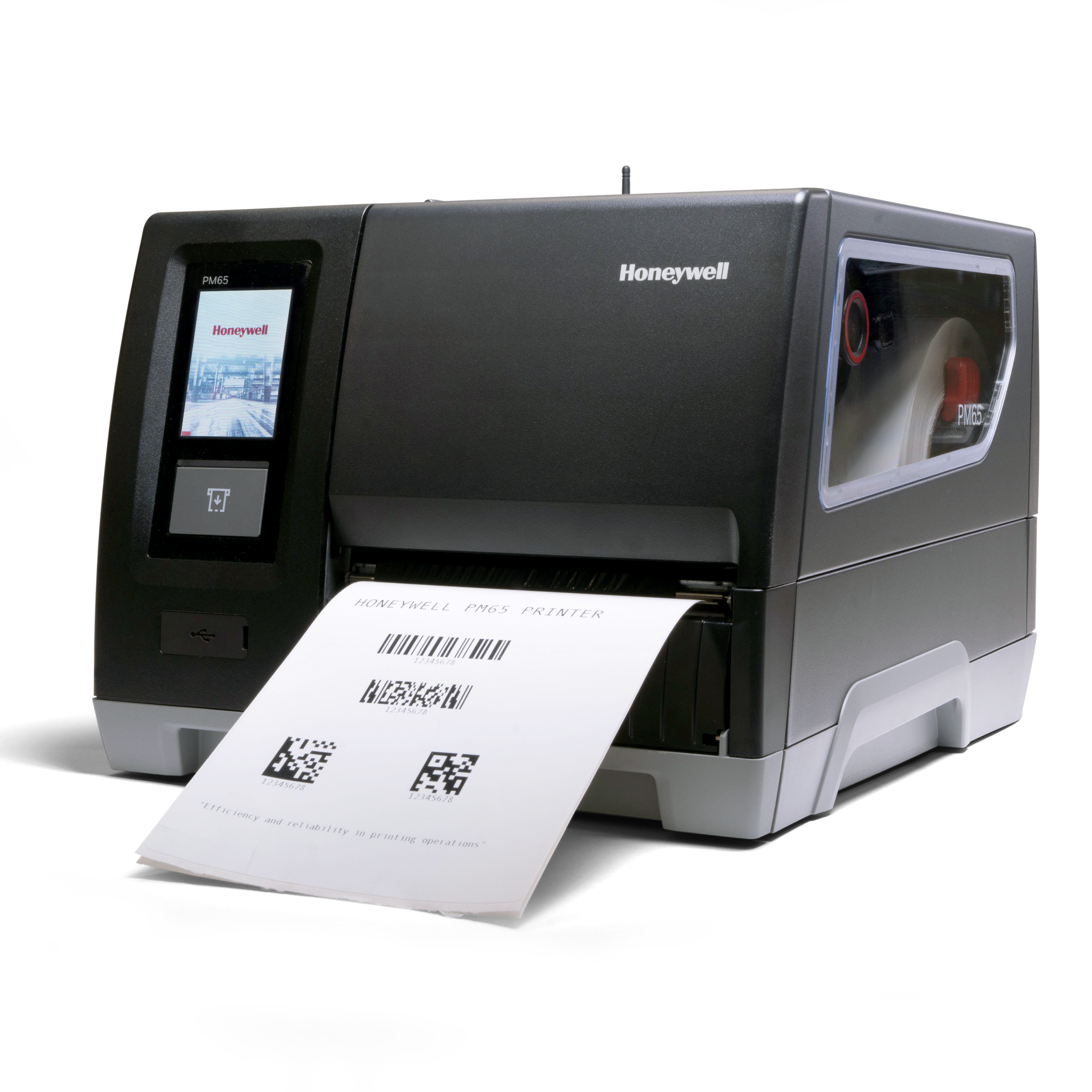 Honeywell PM65 TT Printer [203dpi, Ethernet, WiFi, Touch Display, North America Only] PM65A11000000201