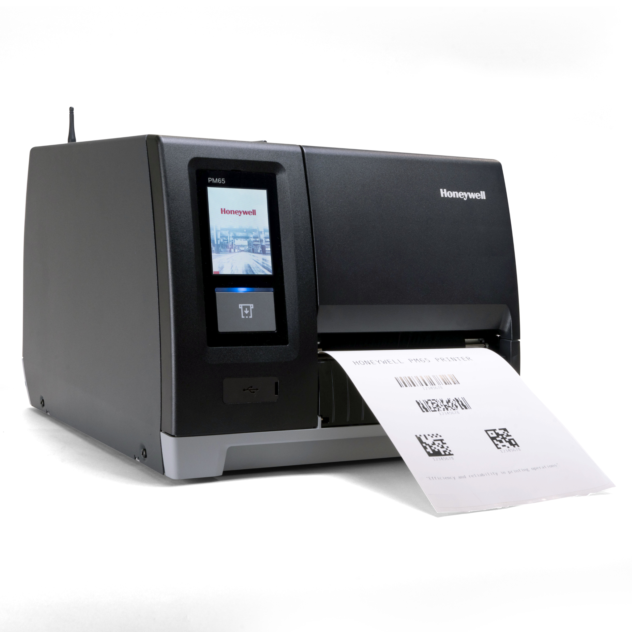 Honeywell PM65 TT Printer [300dpi, Ethernet, WiFi, Internal Rewind, Touch Display] PM65A11000030301