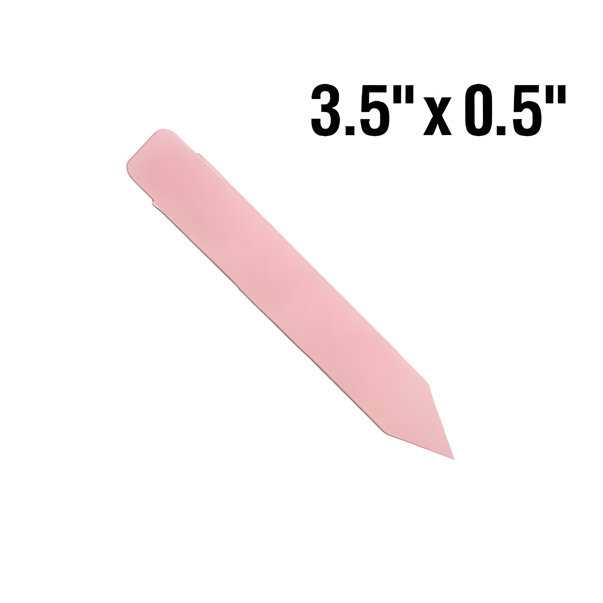 BarcodeFactory 3.5x0.5 Thermal Pink Pot Stakes BAR-SS35X05-PK