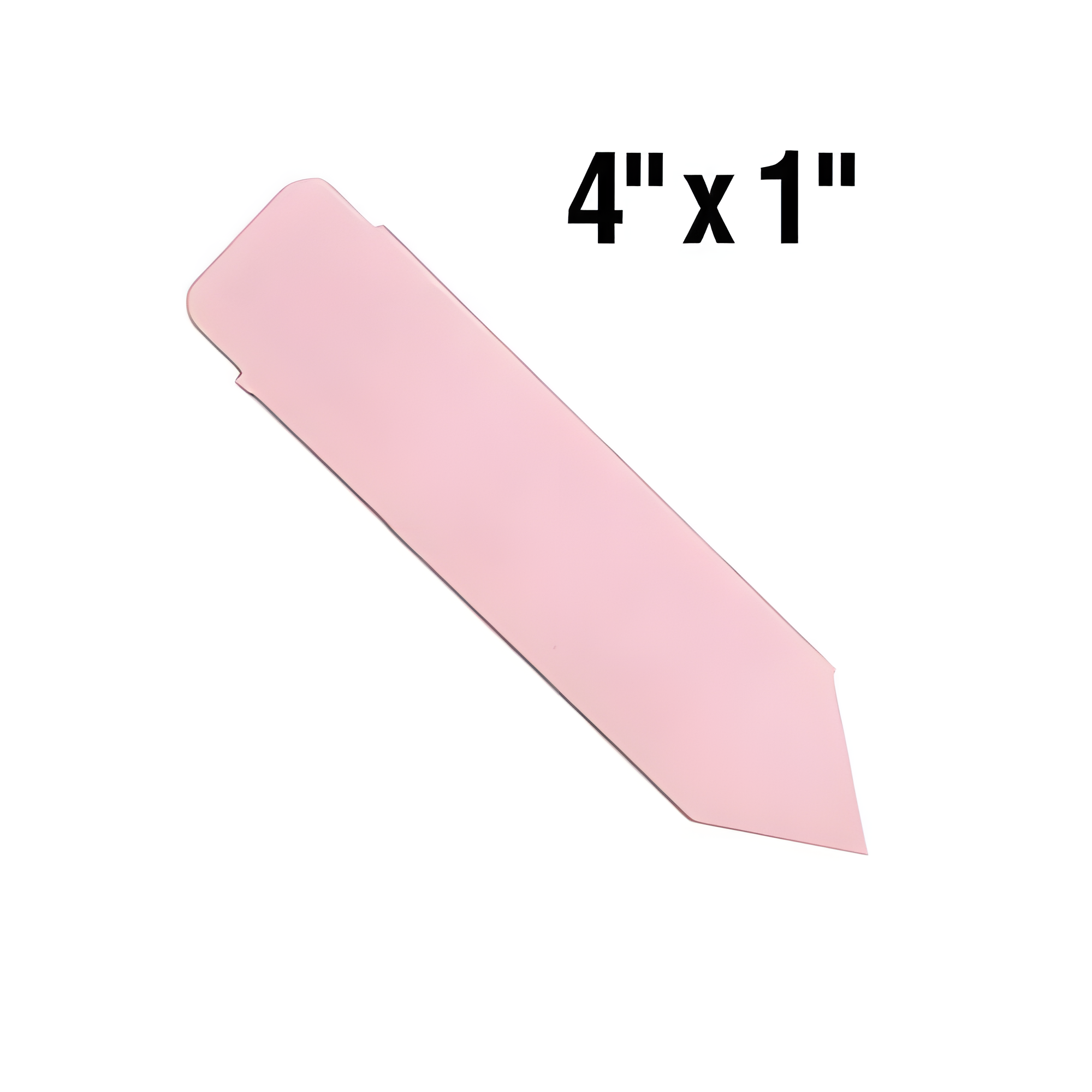 BarcodeFactory 4x1 Thermal Pink Pot Stakes BAR-SS4X1-PK