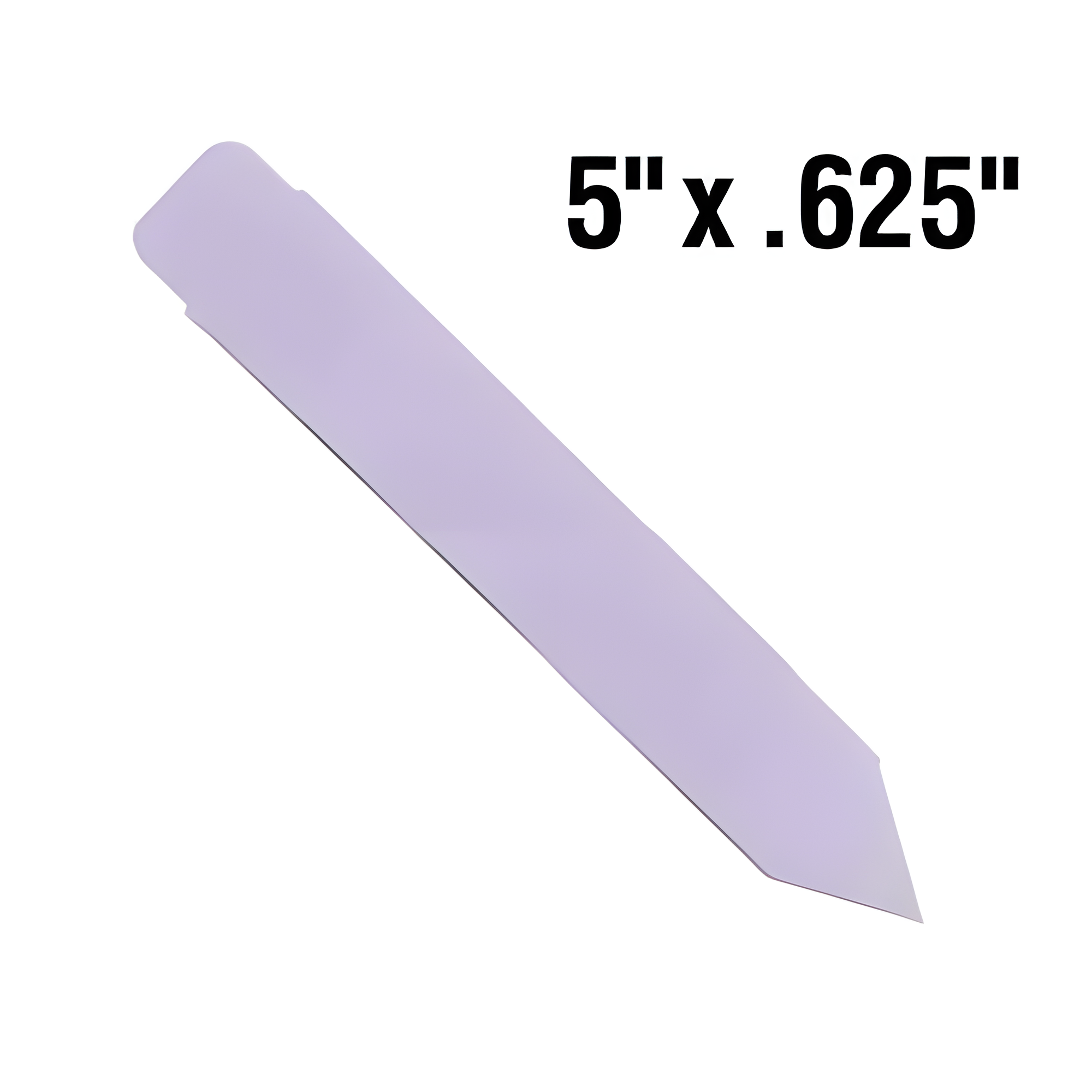 BarcodeFactory 5x0.625 Thermal Lavender Pot Stakes BAR-SS5X06-LA