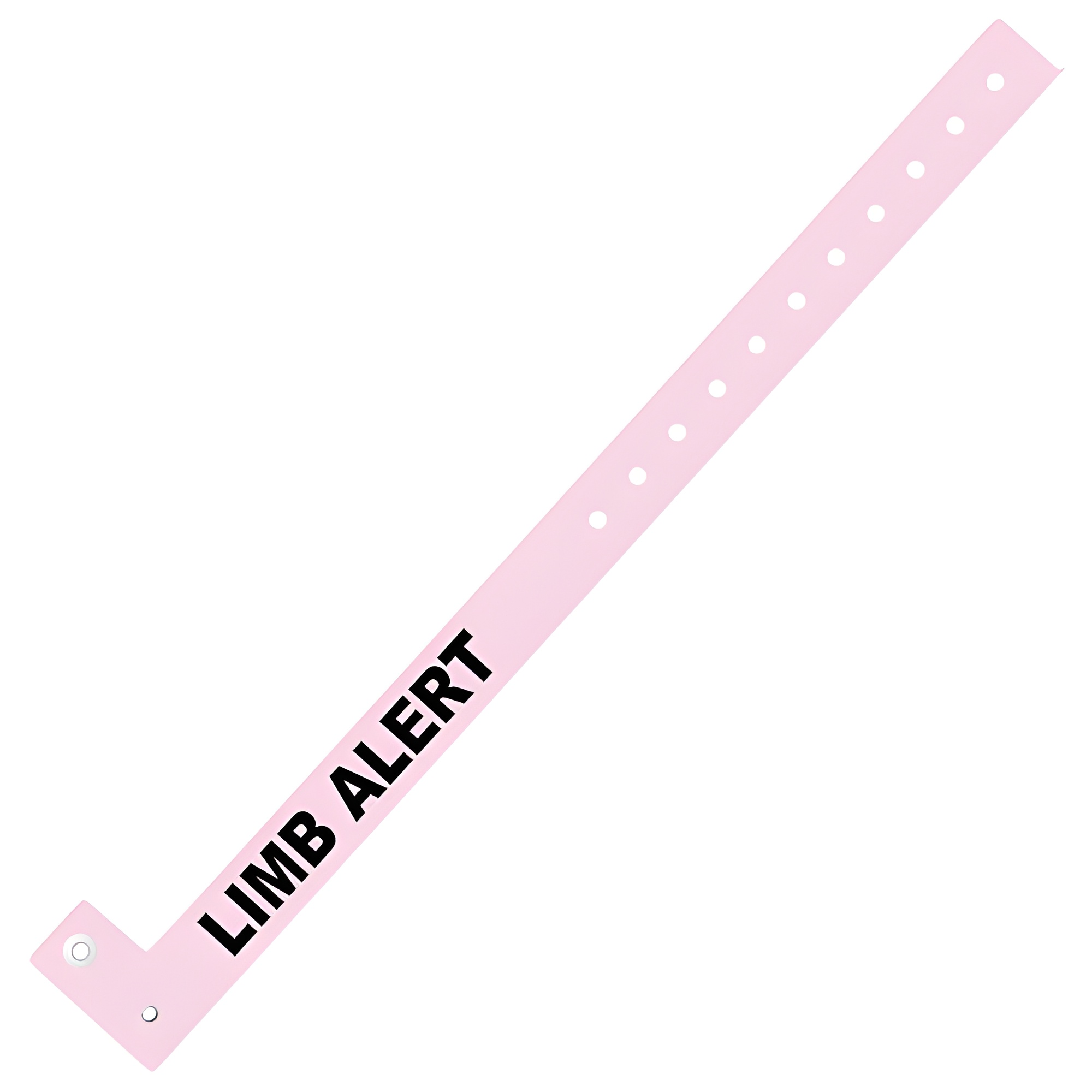 Zebra Slim Limb Alert Wristbands [Non-Perforated] PS-LIMBALERT-PNK