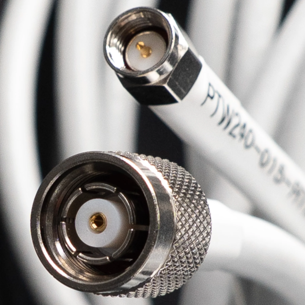 RFMAX PTW240-005-RTM-SSM 5 Feet 240 White Type Low loss Cable PTW240-005-RTM-SSM