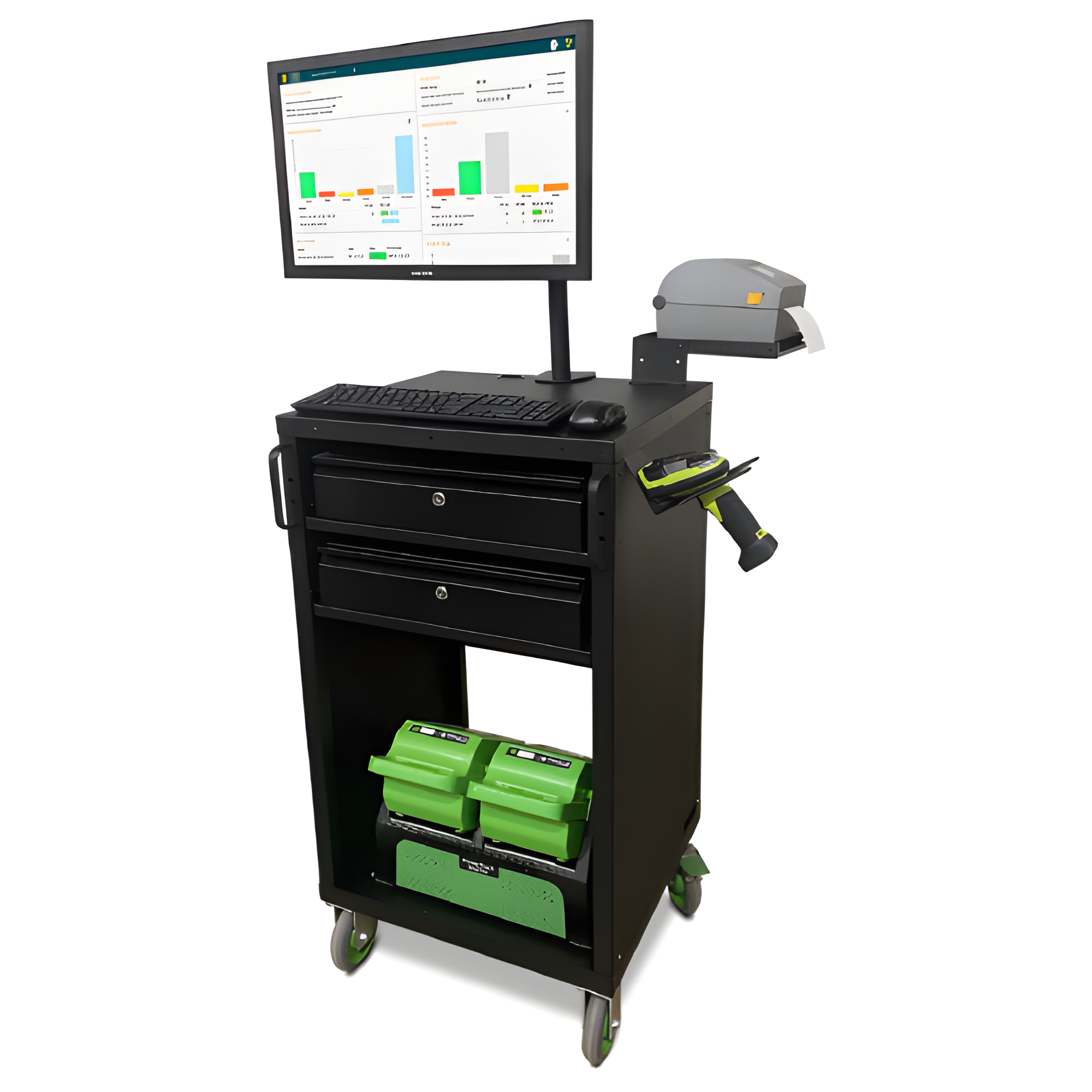 Newcastle QC Mobile Work Cart QC104NUR