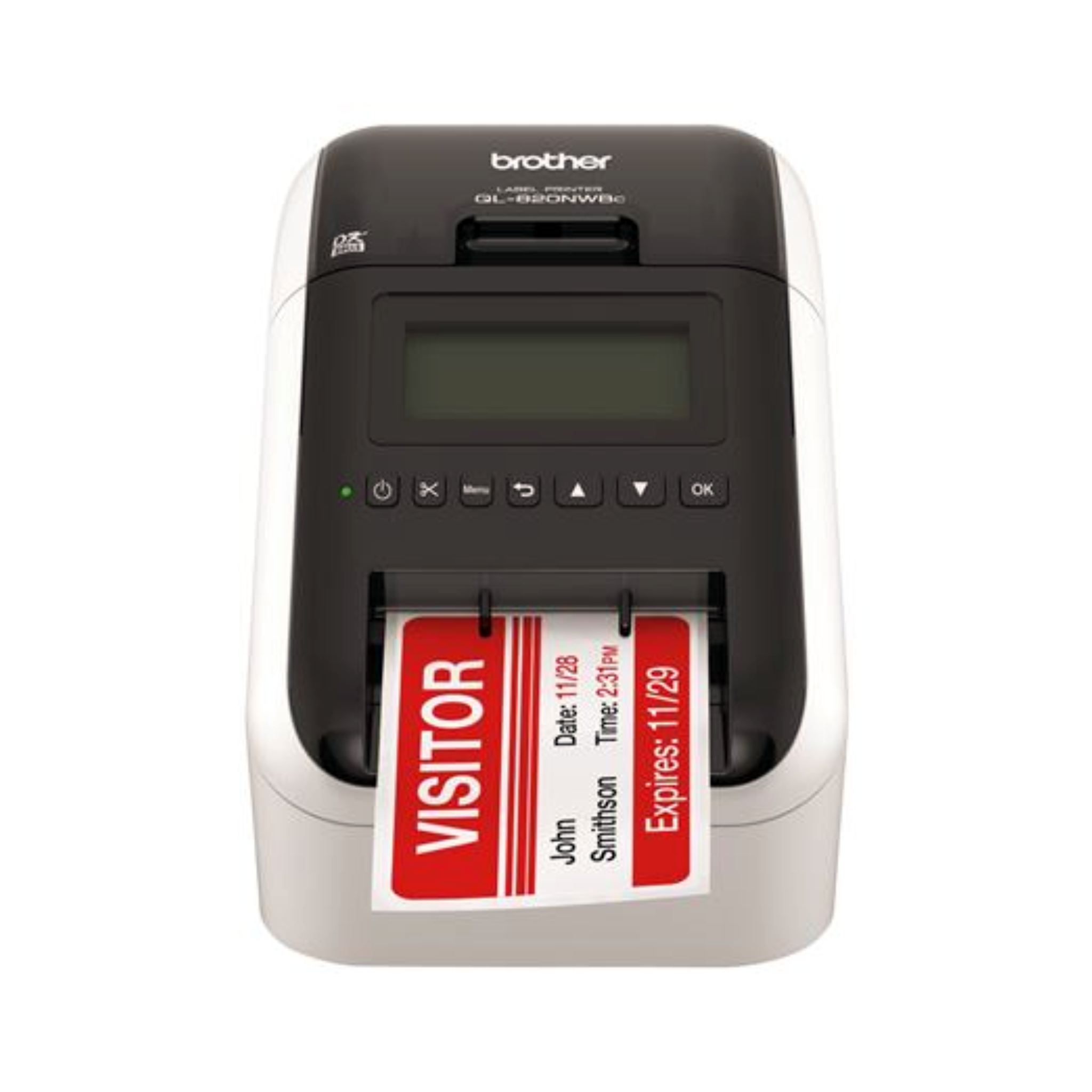 Brother Mobile QL-820NWBC Desktop Printer [Cutter, WIFI, Bluetooth] QL820NWBC