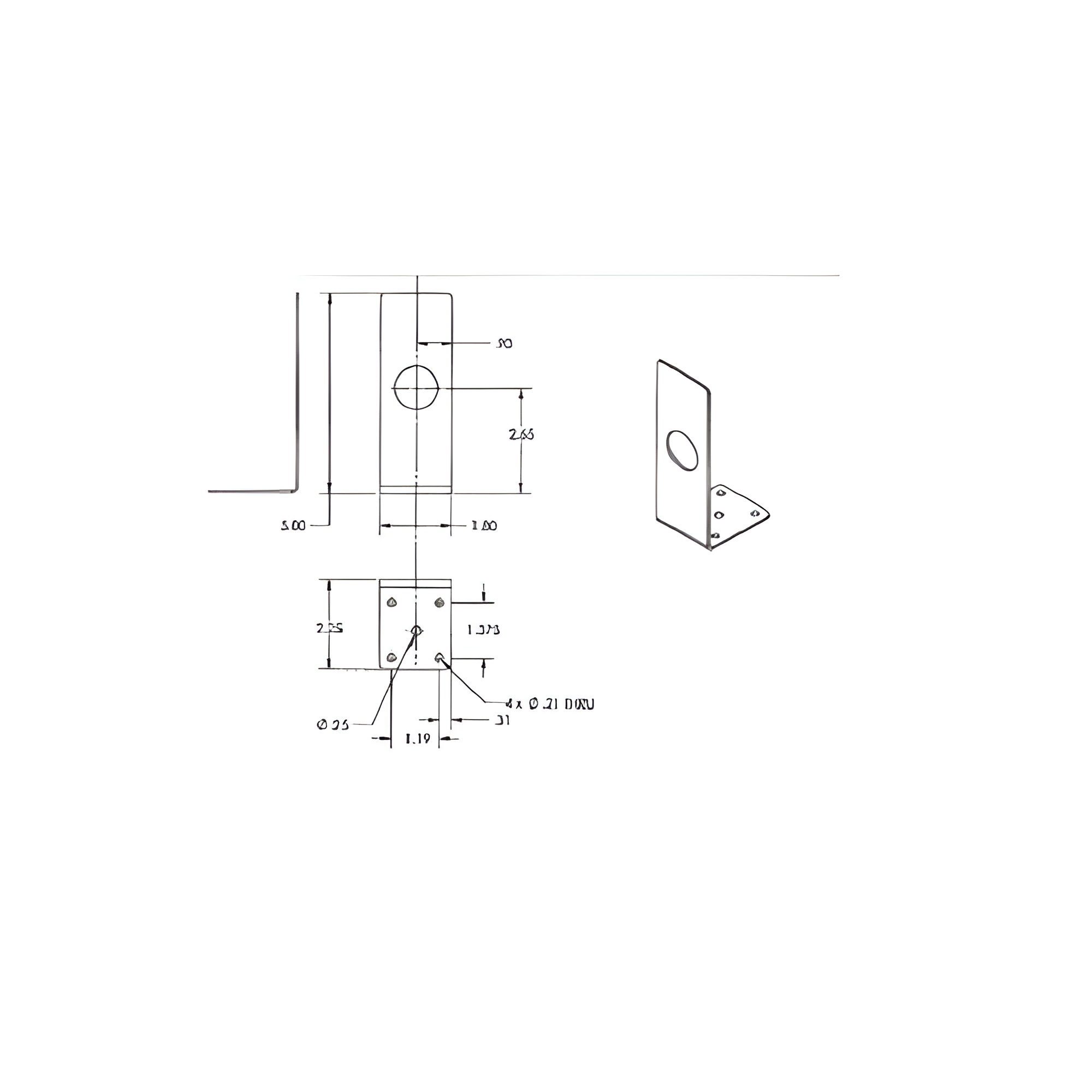 RFMAX Right Angle Bracket RAB-005