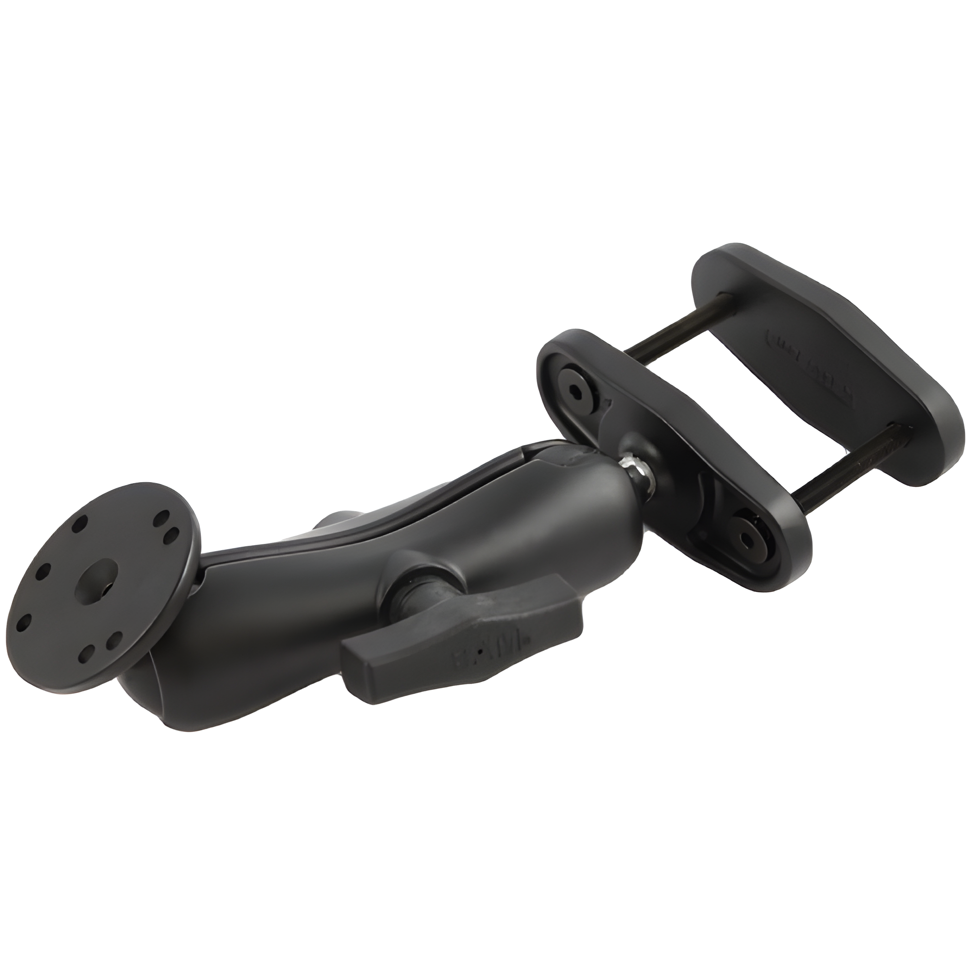 RAM 2.5" Square Post Clamp Mount w/Round AMPS Plate RAM-101U-247-25