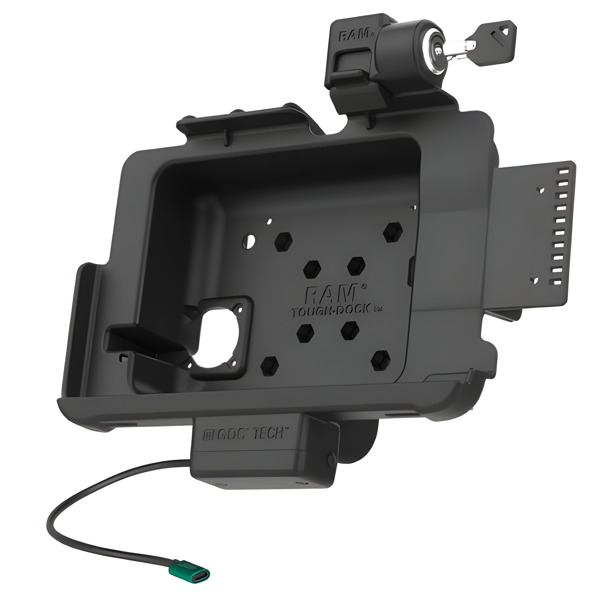 RAM Locking GDS Powered Dock [Zebra ET4x 10" Tablet w/IntelliSkin] RAM-GDS-DOCKL-ZE21PU