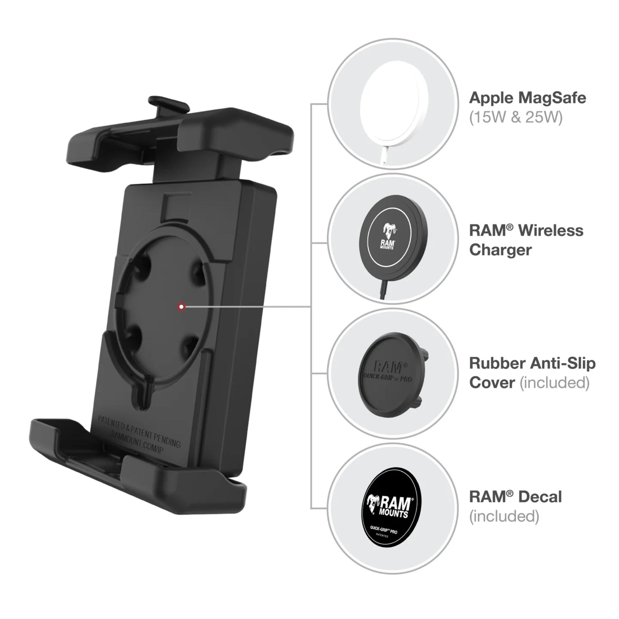 RAM Quick-Grip Pro XL Phone Holder RAM-HOL-PD7U
