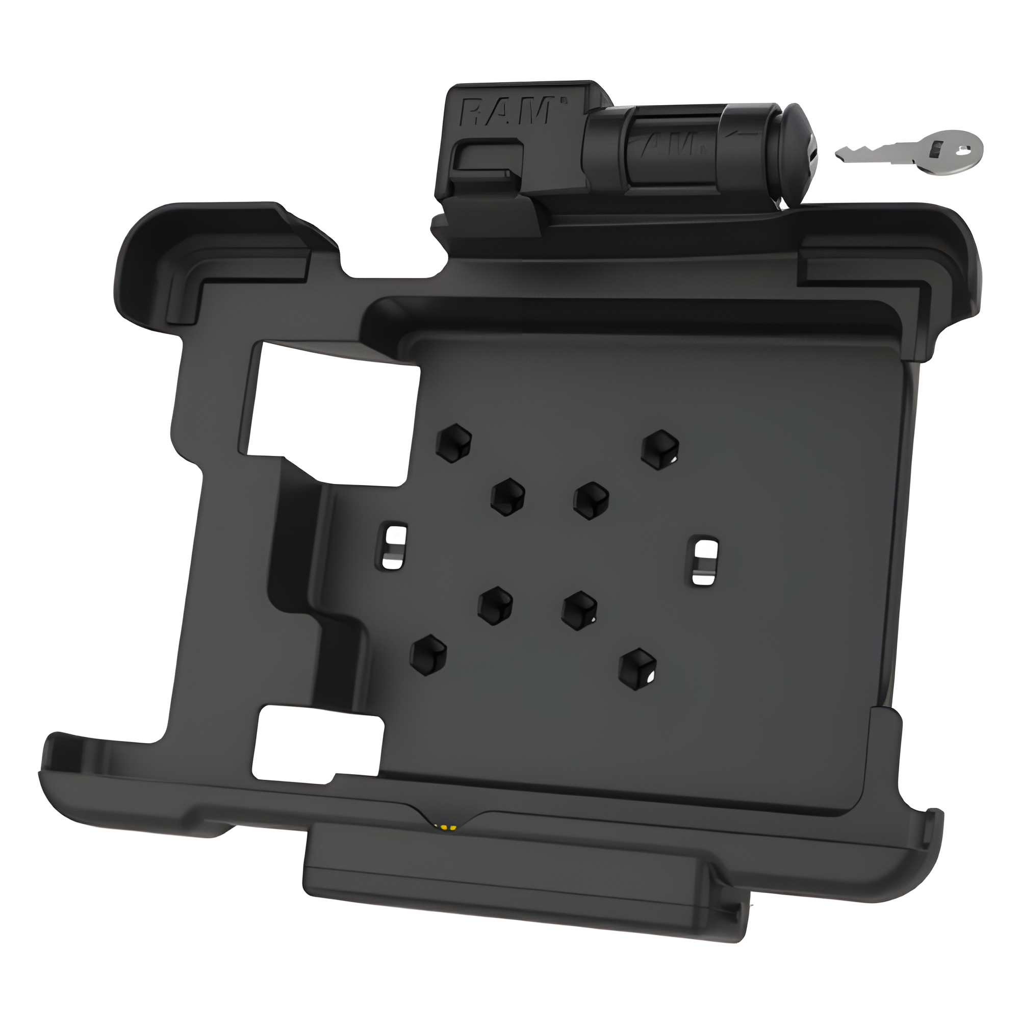 RAM GDS Key Locking Form-Fit Holder [Zebra XSLATE L10] RAM-HOL-ZE15KLU
