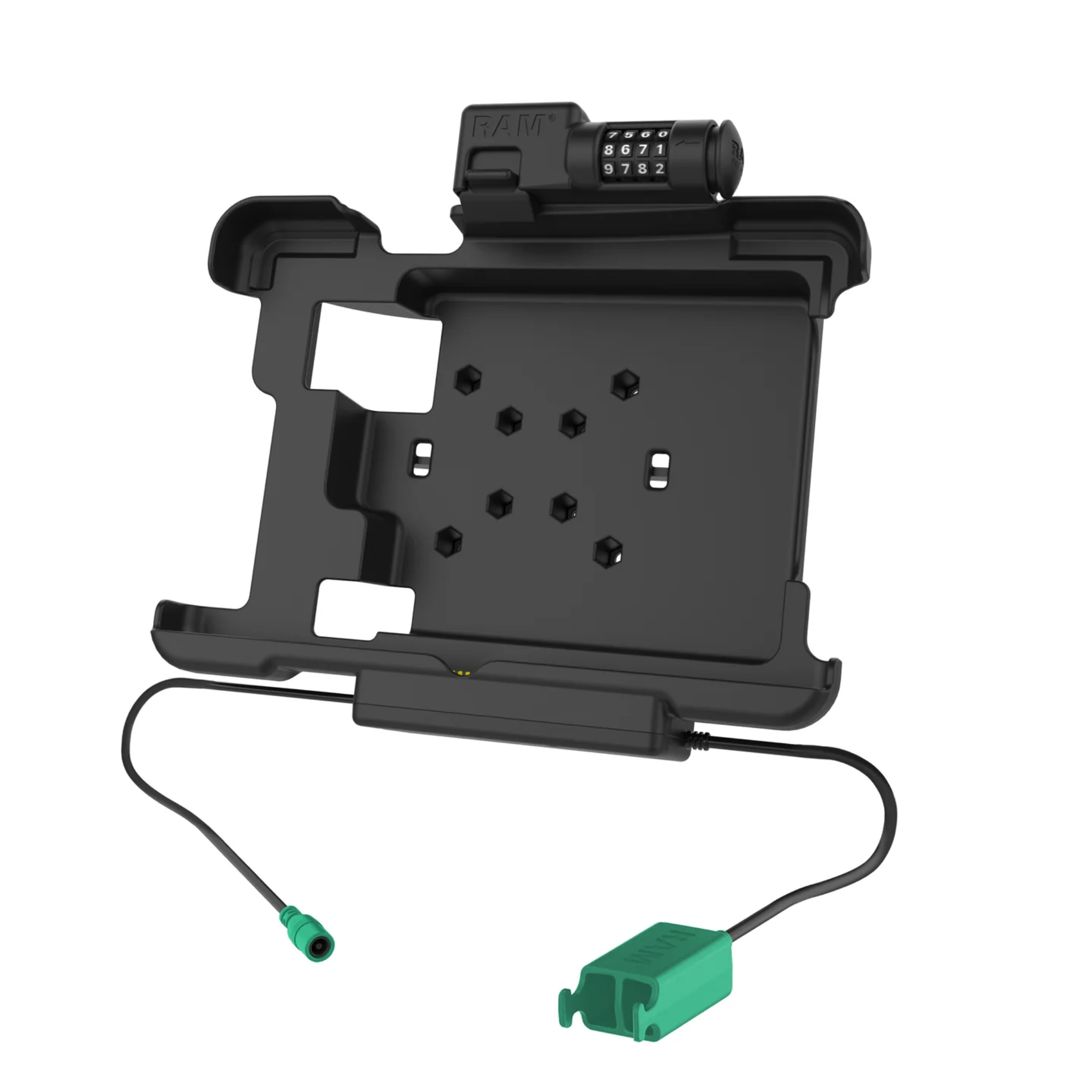 Ram GDS Combo Locking Power + Dual USB Dock [Zebra XSLATE L10] RAM-HOL-ZE15PD2CLU