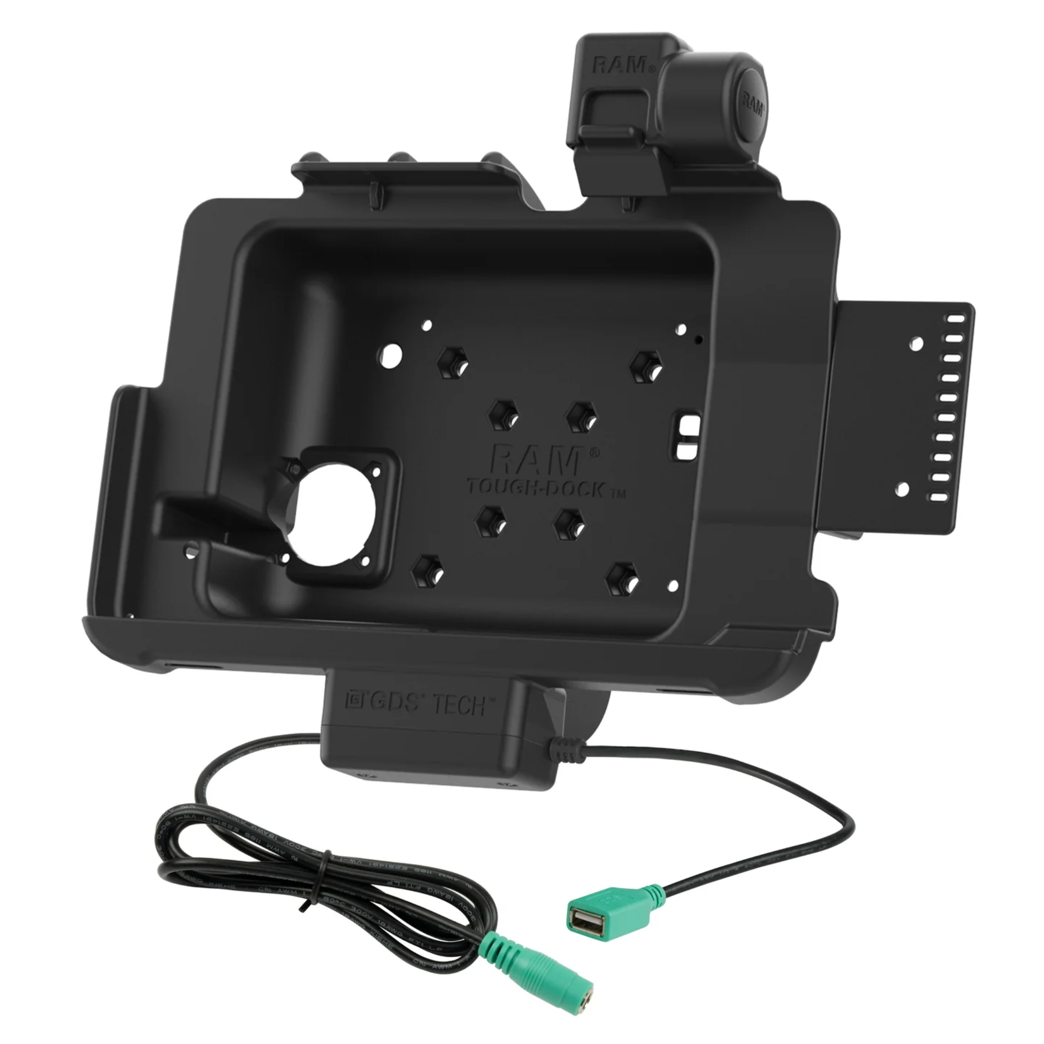 RAM Tough-Dock Power/Data w/Latch [Zebra ET401 10"] RAM-HOL-ZE45PDU