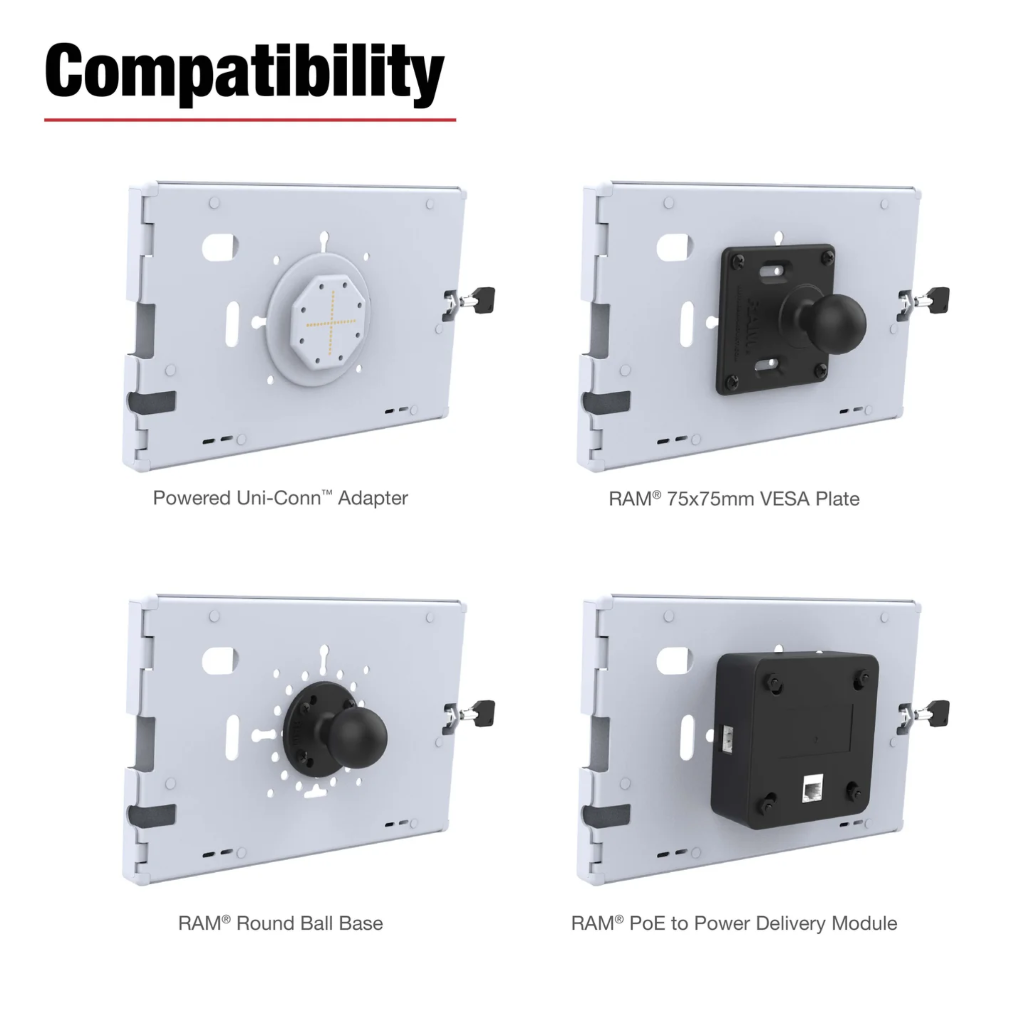 RAM Safe-Case [Zebra ET4x 8" Tablet] RAM-TE-ZE20-GRY