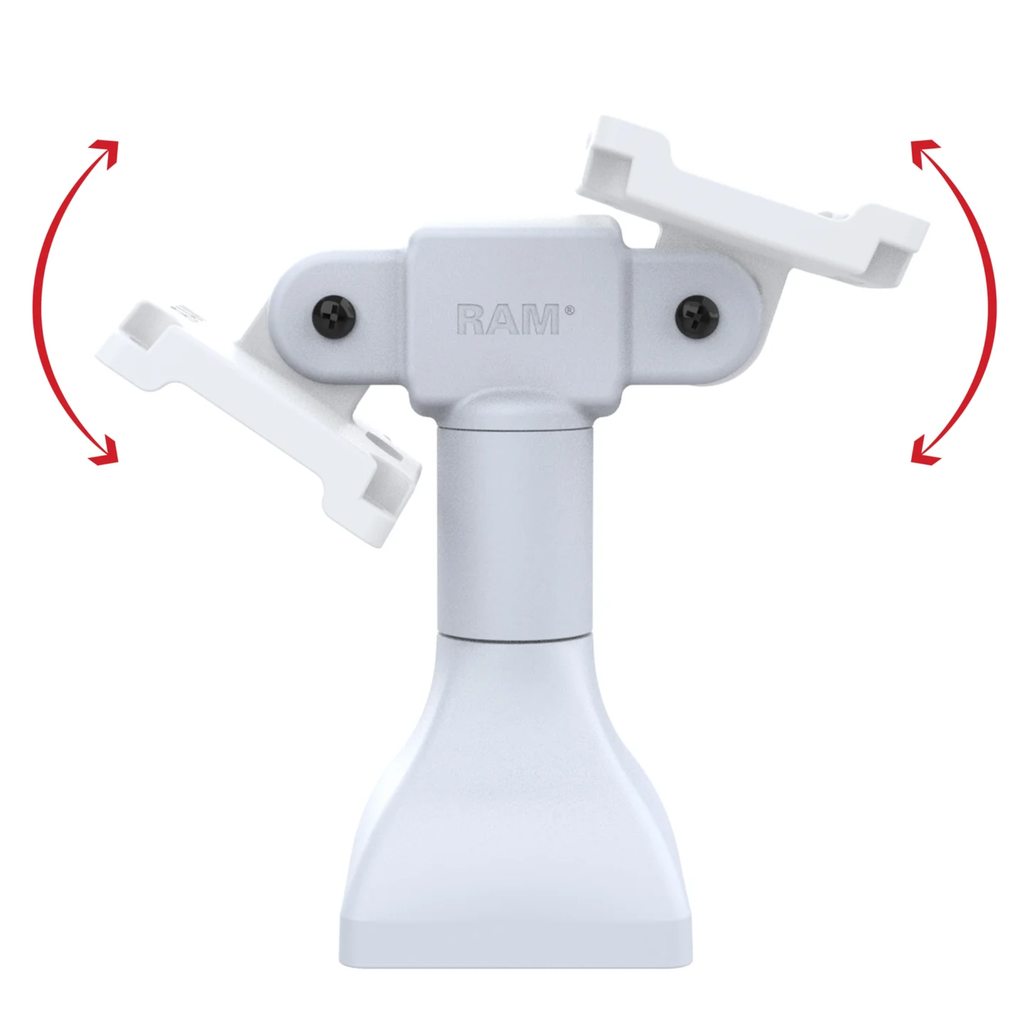 RAM 7" Pedestal Mount w/Dual VESA Adapters [Grey] RAP-D11H2-7-V75-GRY