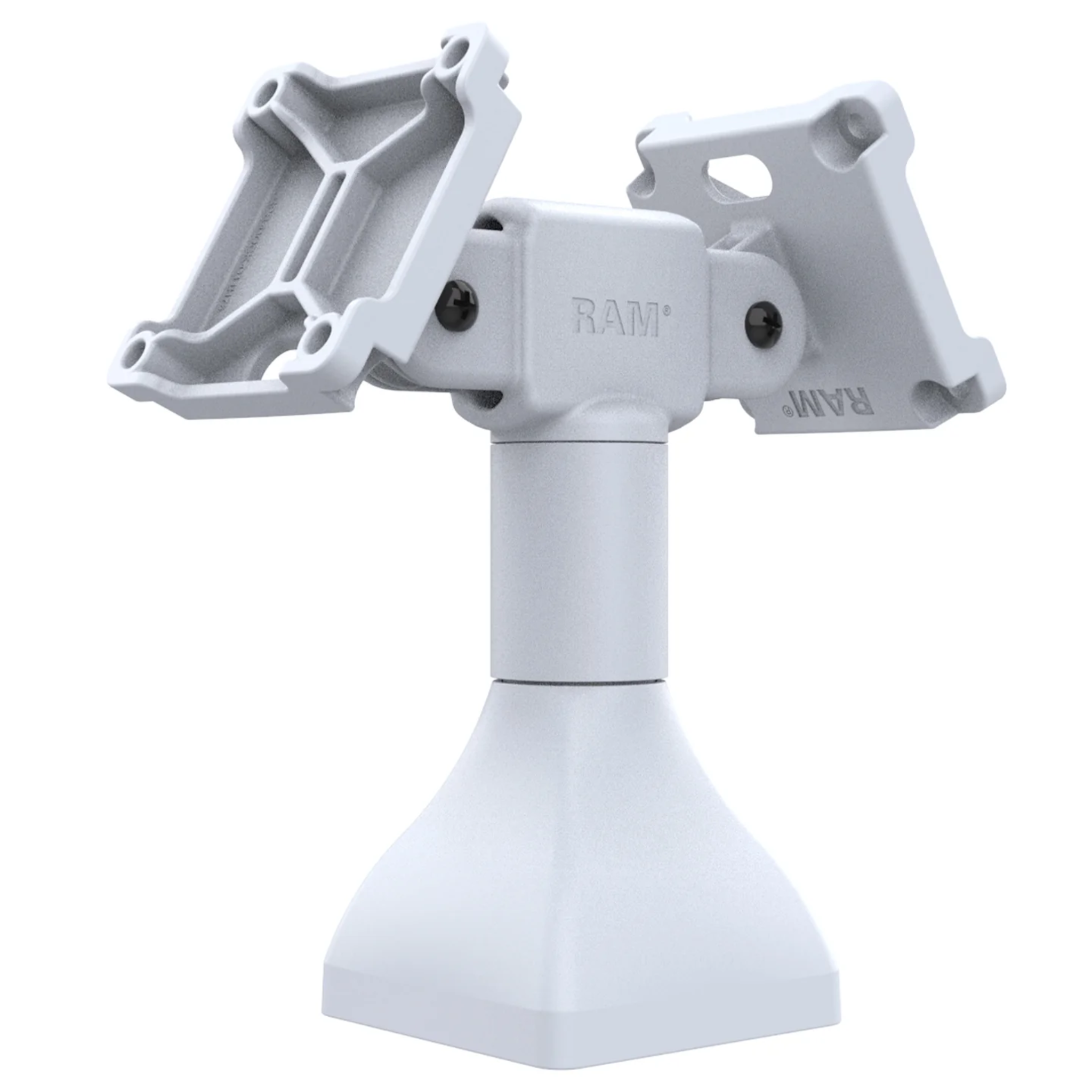 RAM 7" Pedestal Mount w/Dual VESA Adapters [Grey] RAP-D11H2-7-V75-GRY