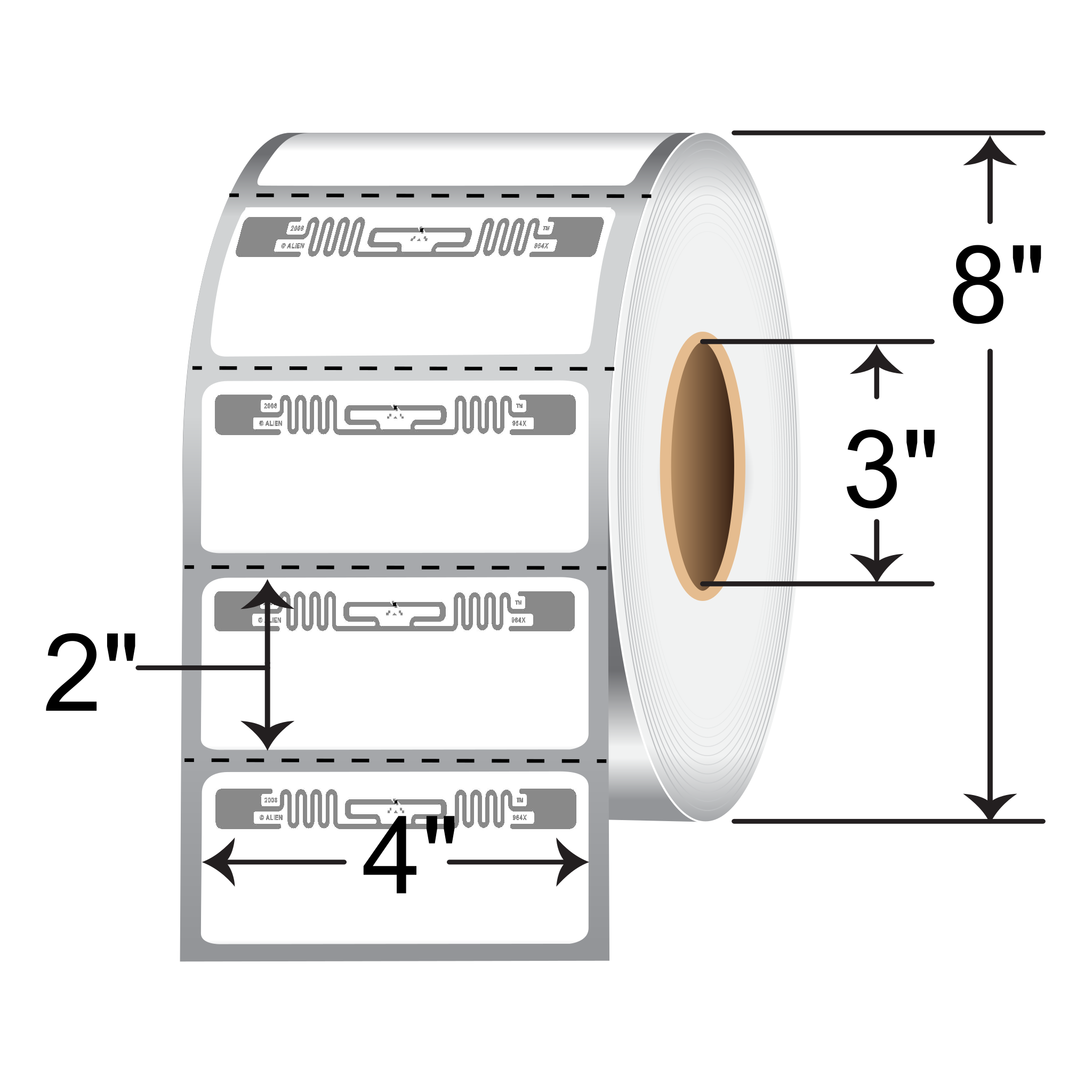 Datamax RFID Labels H420024-AL9440/FL