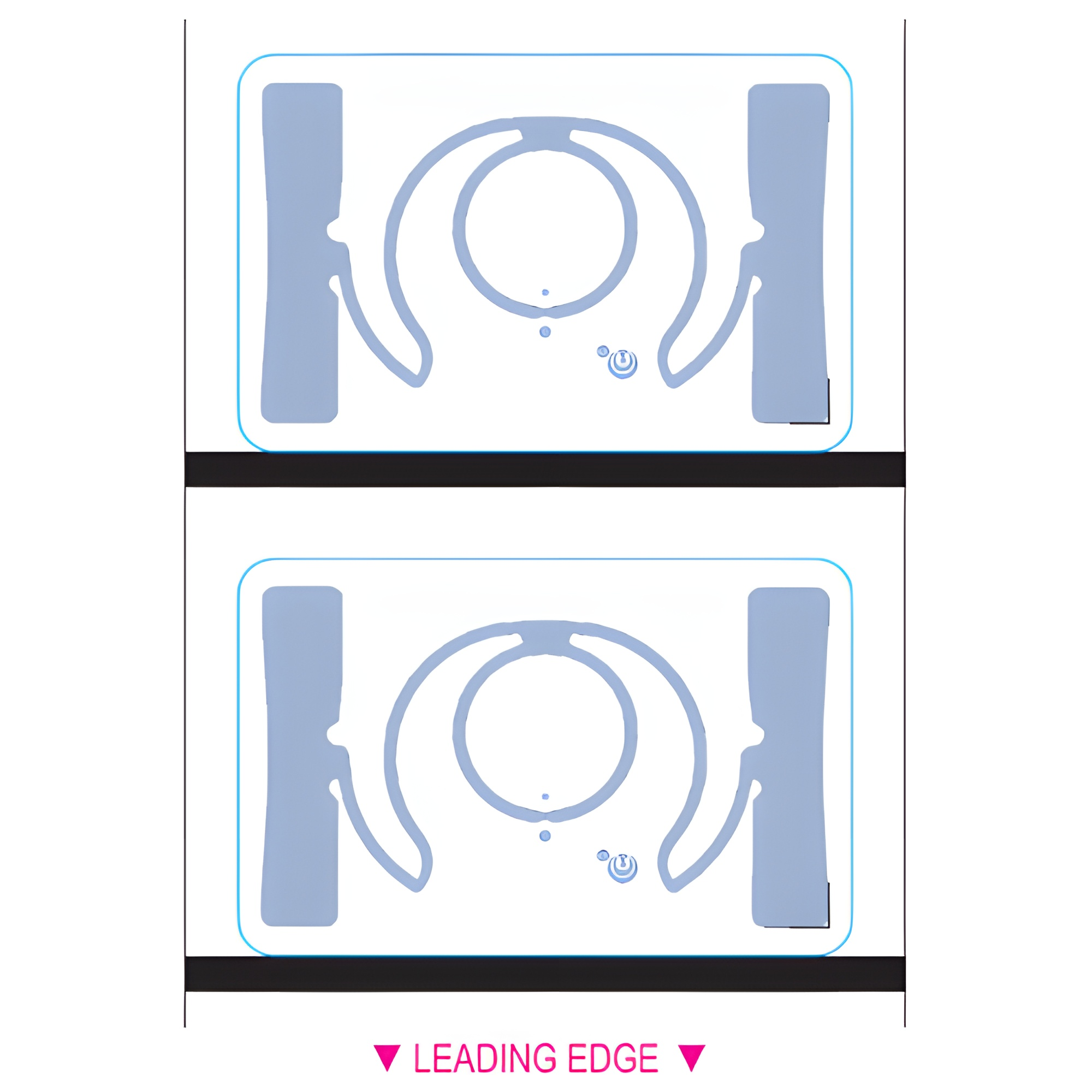 BarcodeFactory 2.13x1.375 ARC Certified RFID Label [TX5030AU9 (UCODE 9), Blank, Non-Perforated] RFT-50X30-TX5030AU9