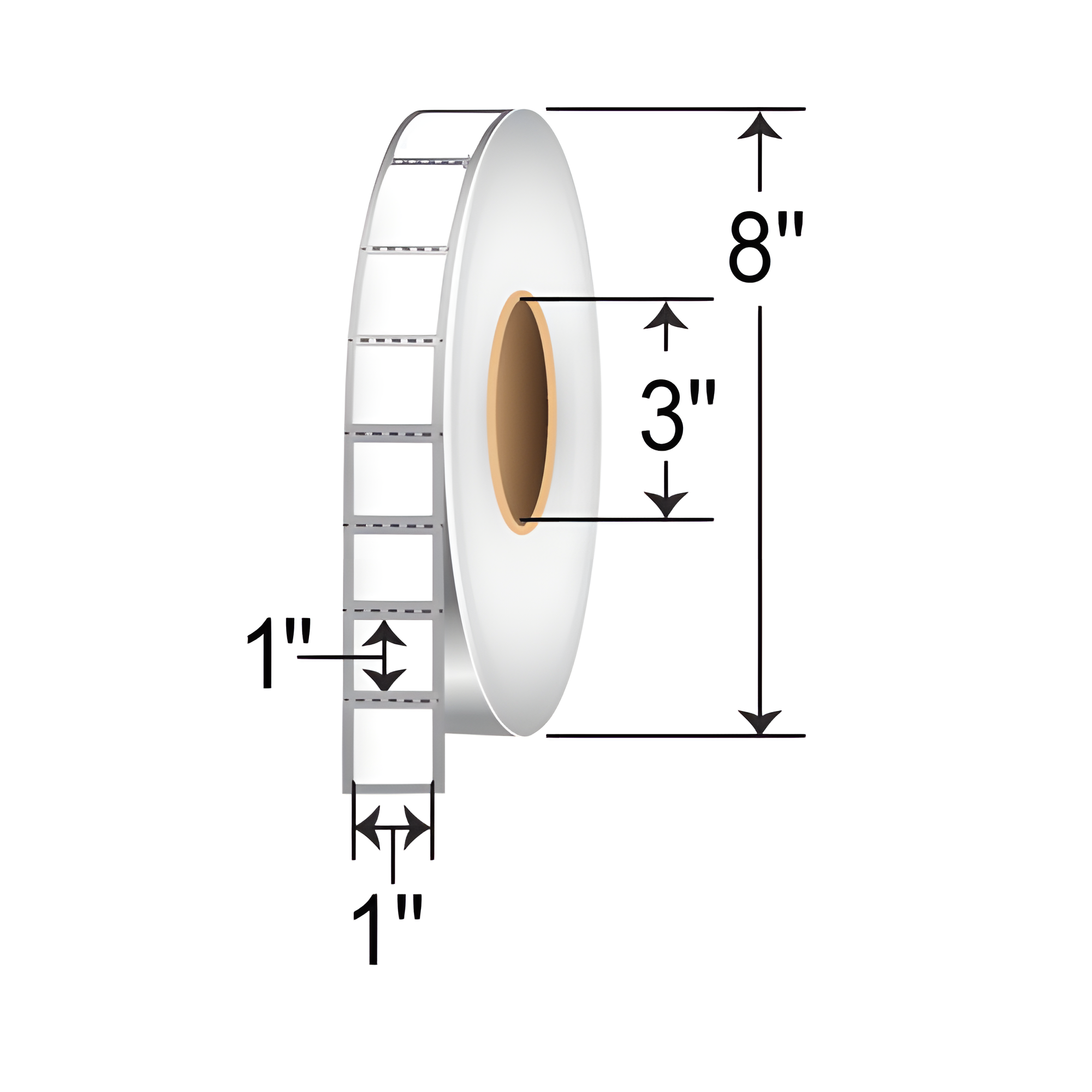 Barcodefactory 1x1  TT Label [Perforated] RT-1-1-5500-3