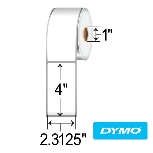 BarcodeFactory 2.3125x4 Premium DT Label [Non-Perforated] DYM-23125-4-300-1