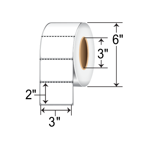 Barcodefactory 3x2  TT Label [Perforated] RT-3-2-1475-3