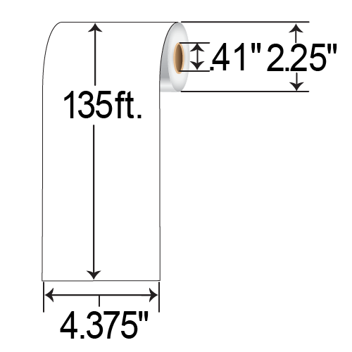 BarcodeFactory DT Mobile Printer Roll [Non-Perforated] RMPP-4375-225-135-041