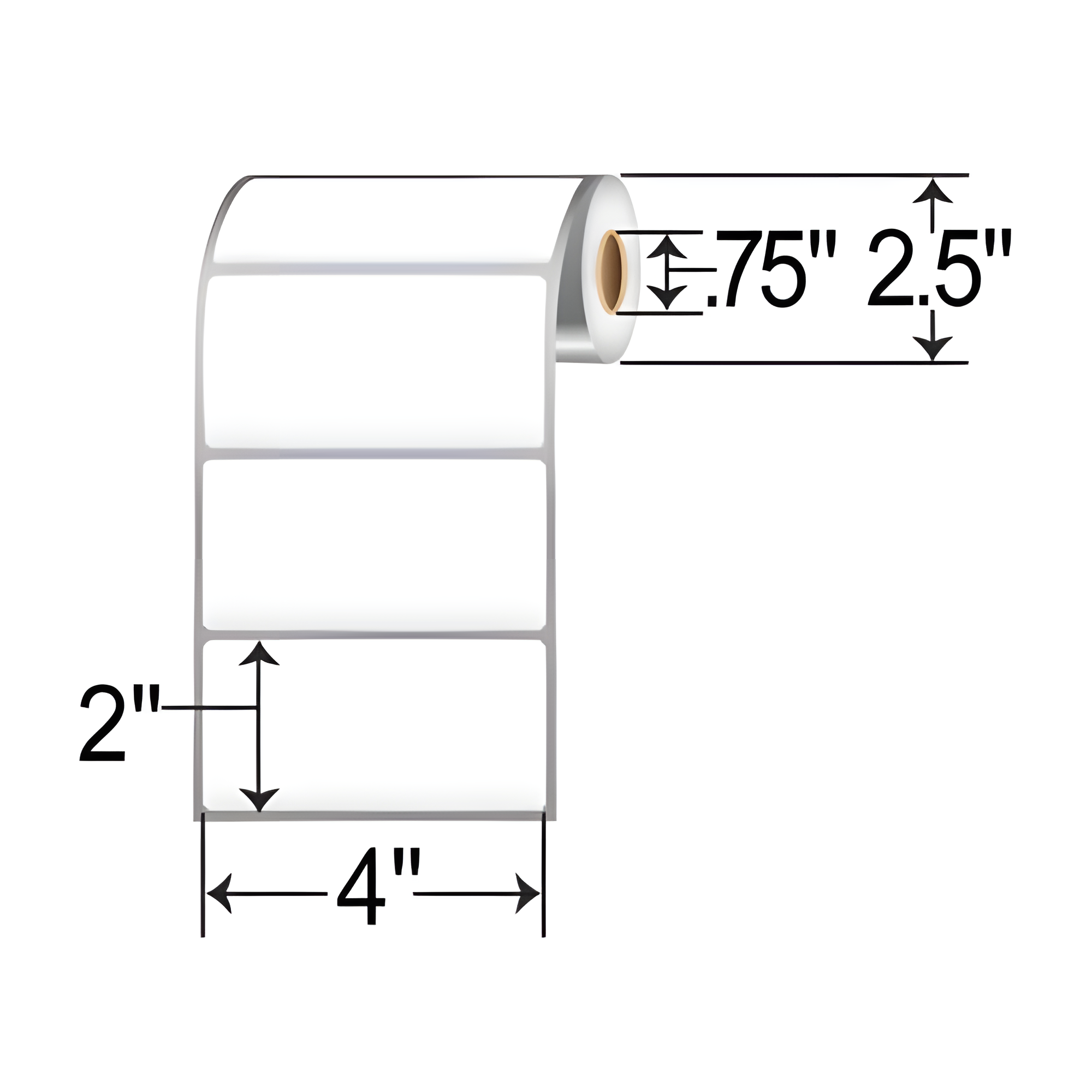Barcodefactory 4x2  DT Label [Perforated] E21079-BAR