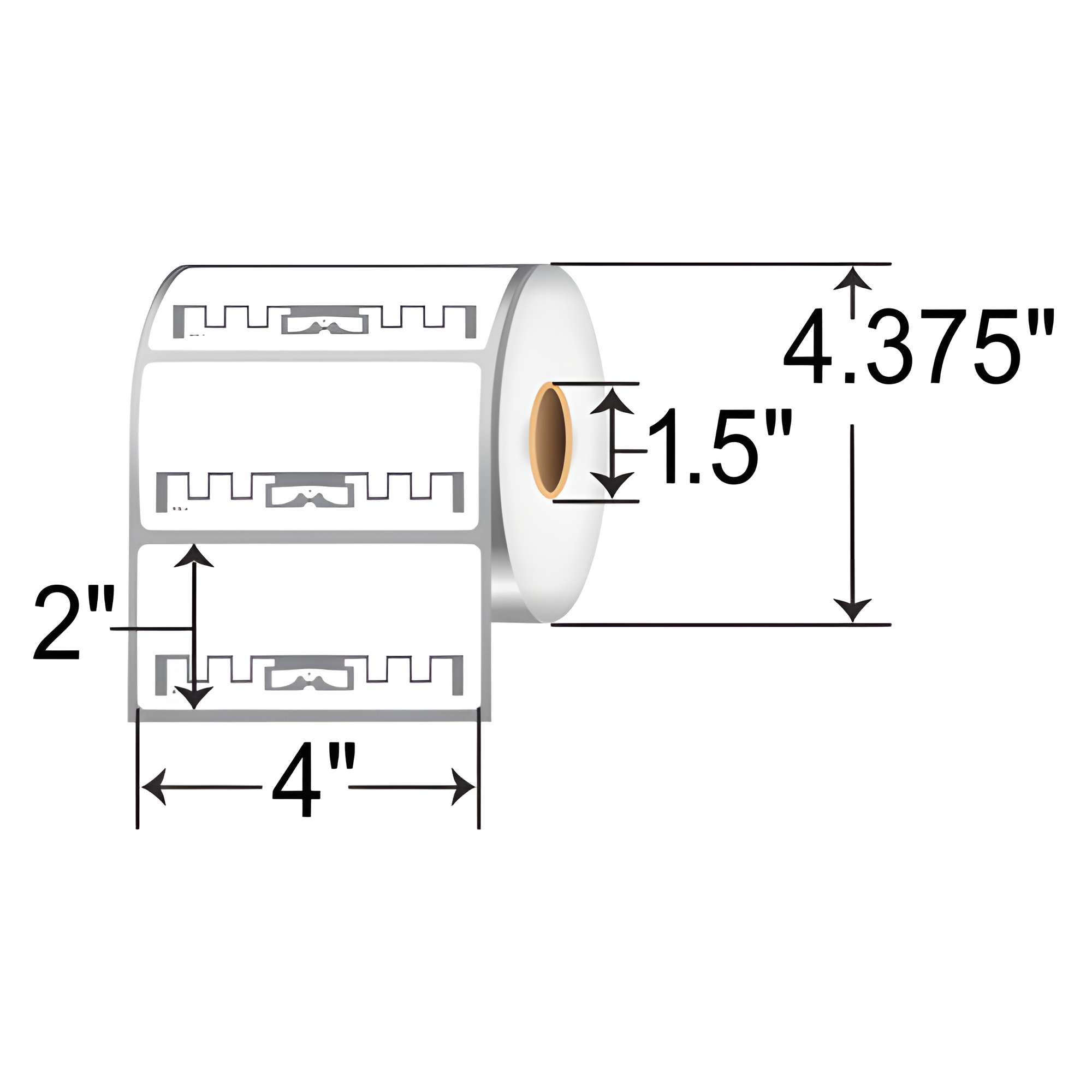 SATO 4x2 RFID Label [Non-Perforated] SR15KT-10432