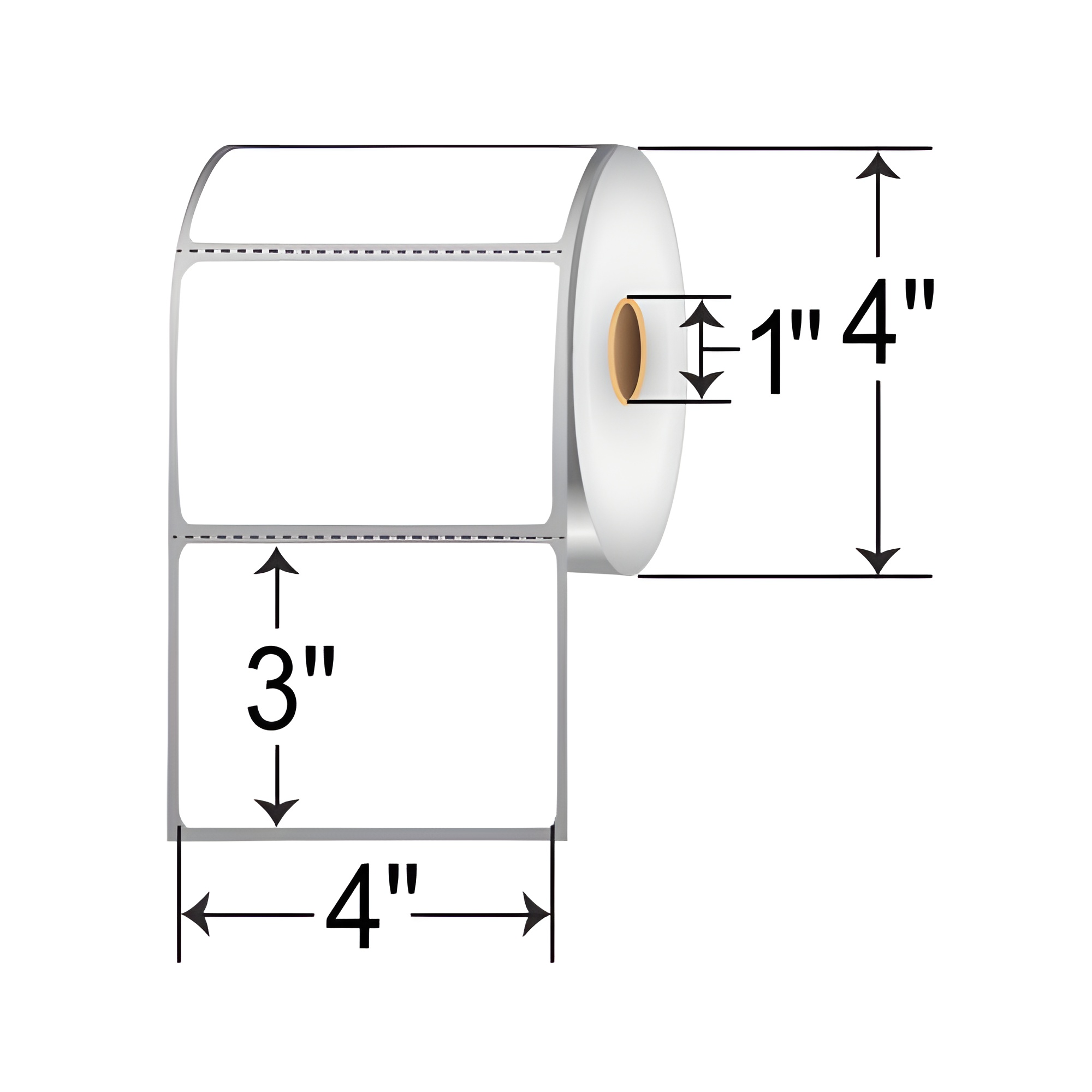 Thermamark 4x3  TT Label [Perforated] TTL4030P4
