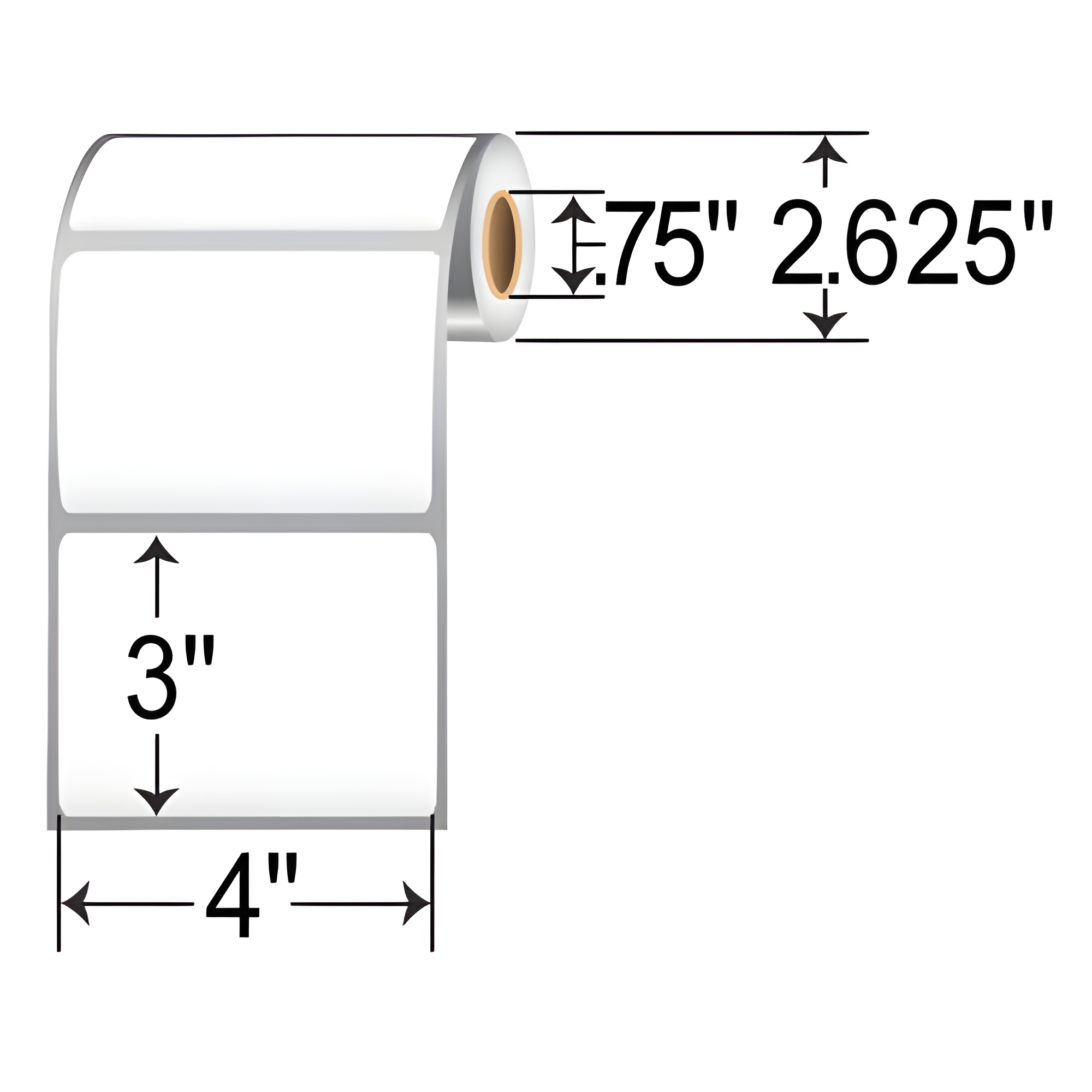 TSC 4x3  DT Label [Premium Top Coated] ML-400300