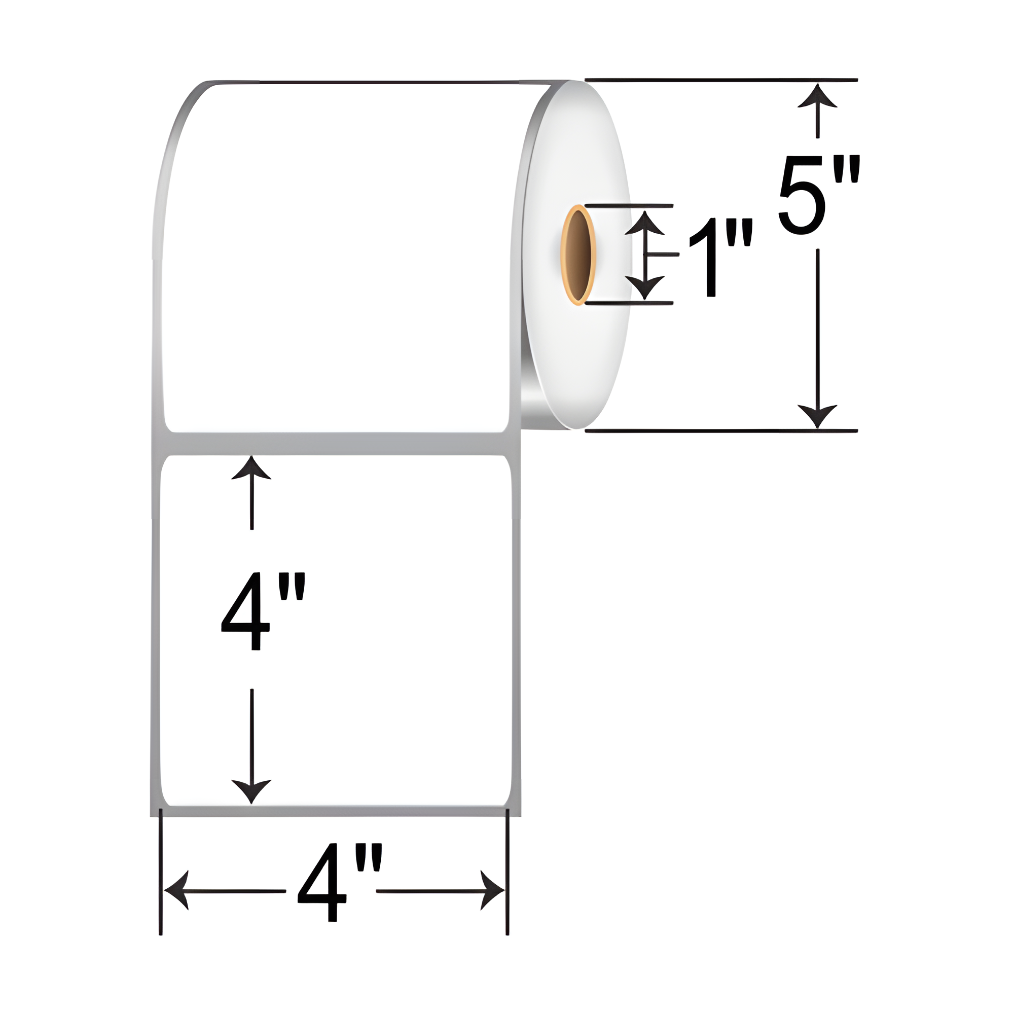 Barcodefactory 4x4  DT Label RD-4-4-700-1-NP-BAR