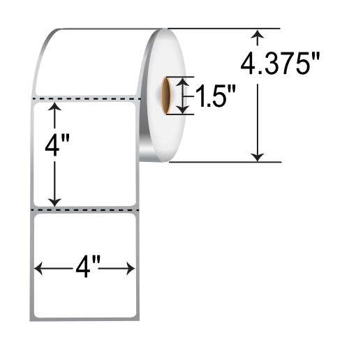 SATO 4x4  TT Label [Perforated] SR15LT-10150