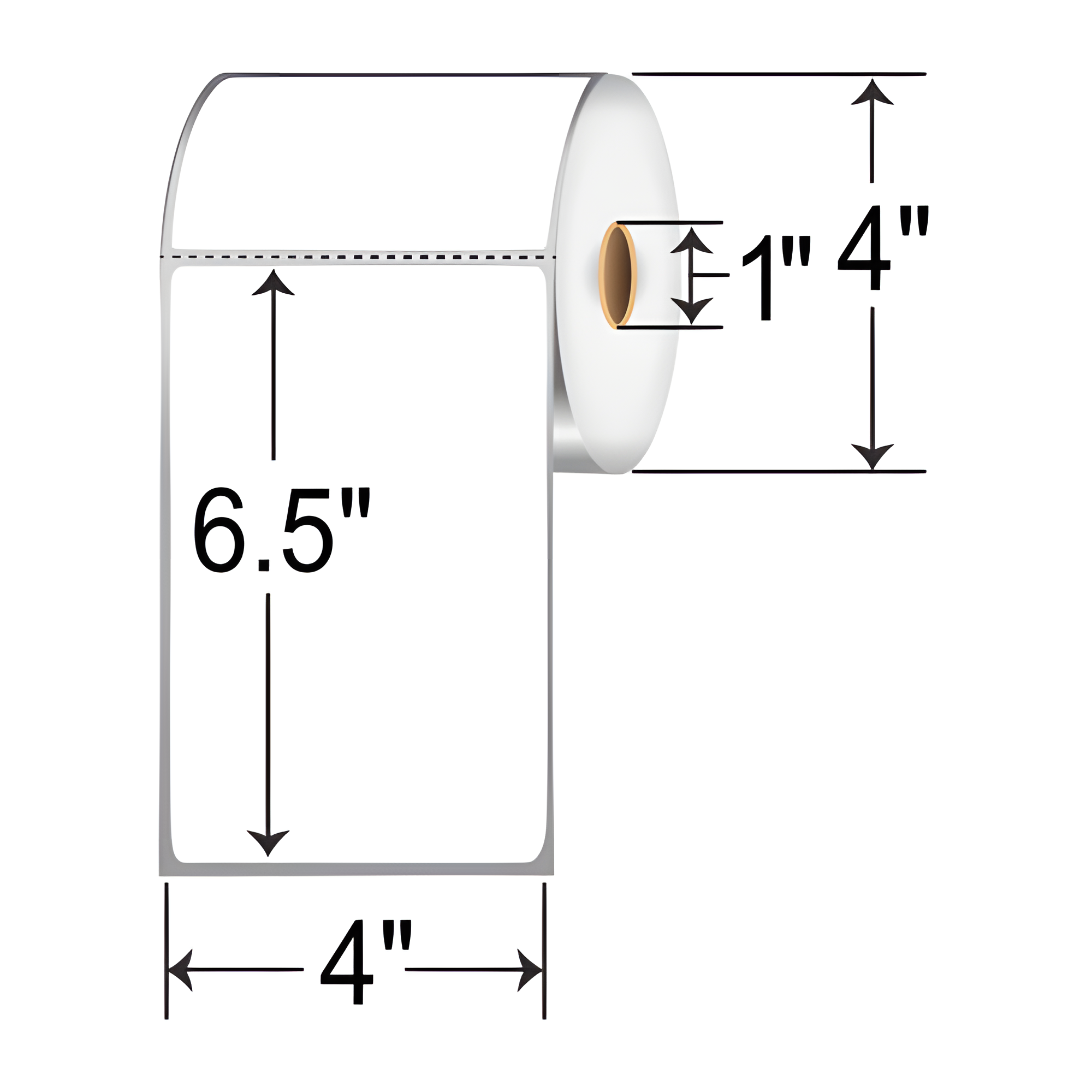RT-4-65-230-1 - Barcodefactory 4x6.5 TT Label [Perforated]