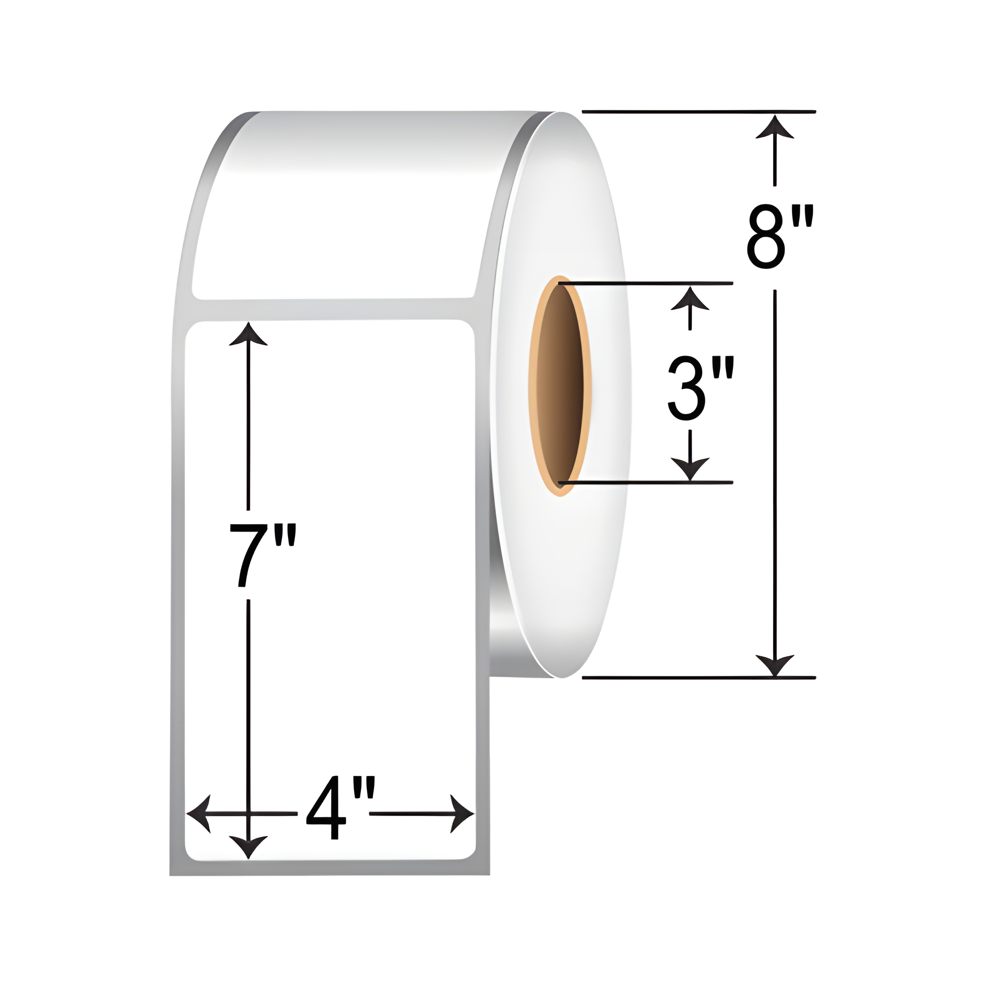 E07318 - Honeywell 4x7 TT Paper Label [Non-Perforated]