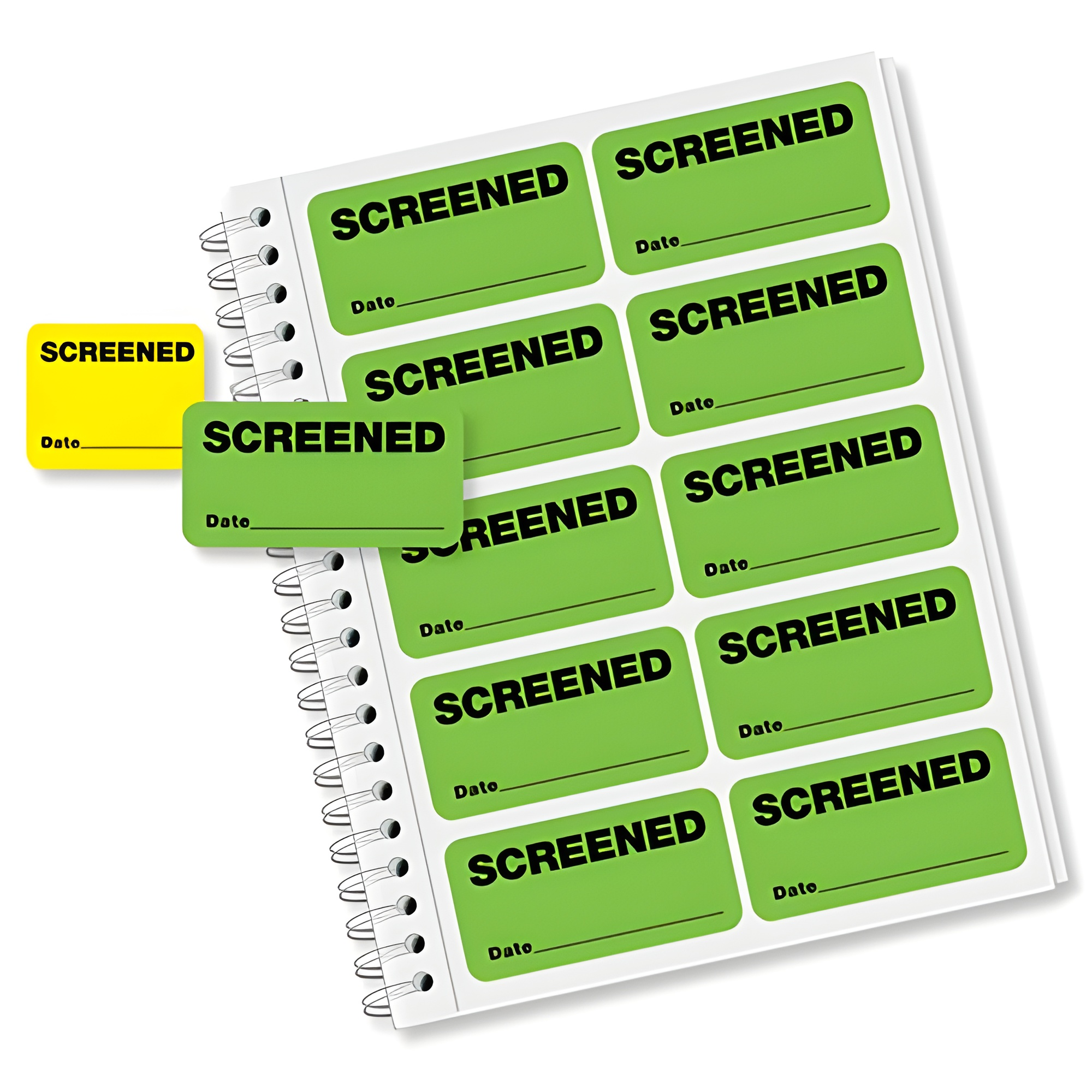 Threshold Screening Identification Stickers V052ST-SK-L-B