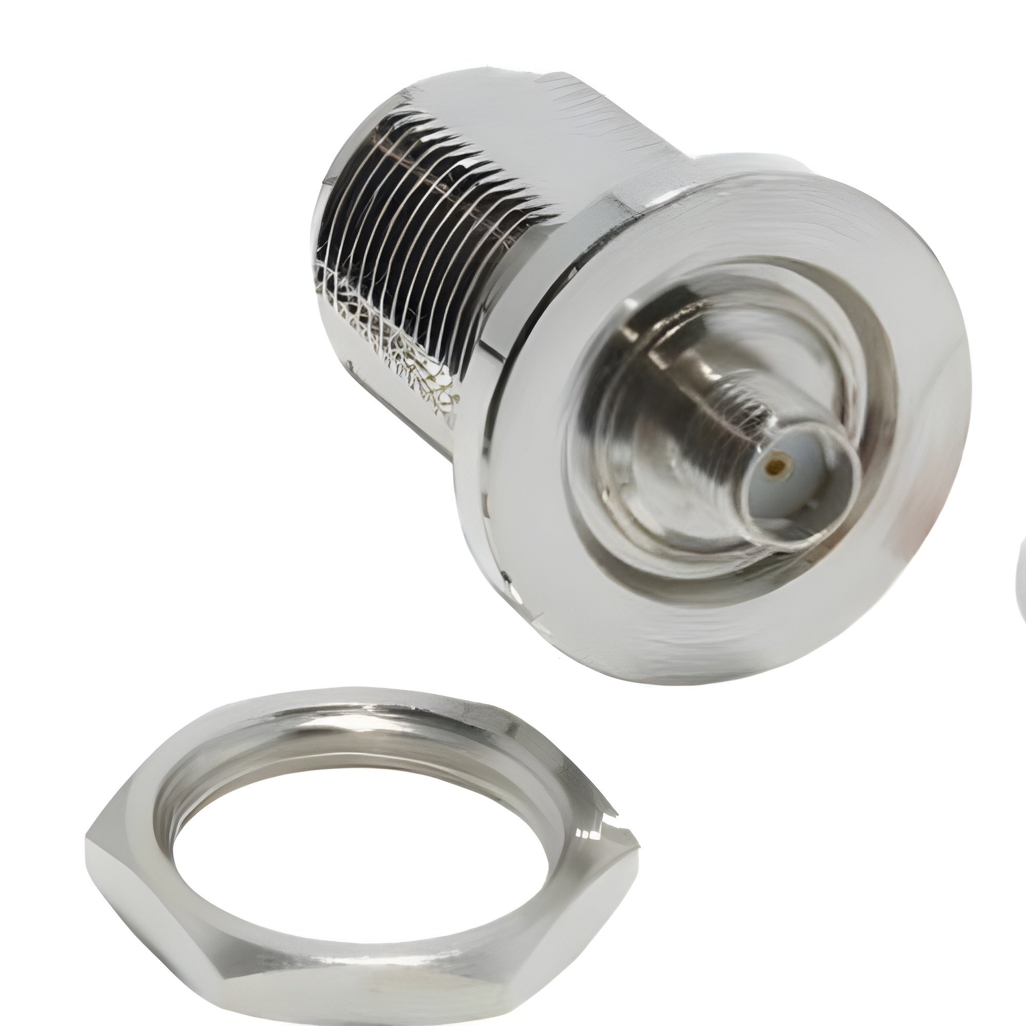 RFMAX N Female BULKHEAD to SMA Female adapter SNFBH-SSF