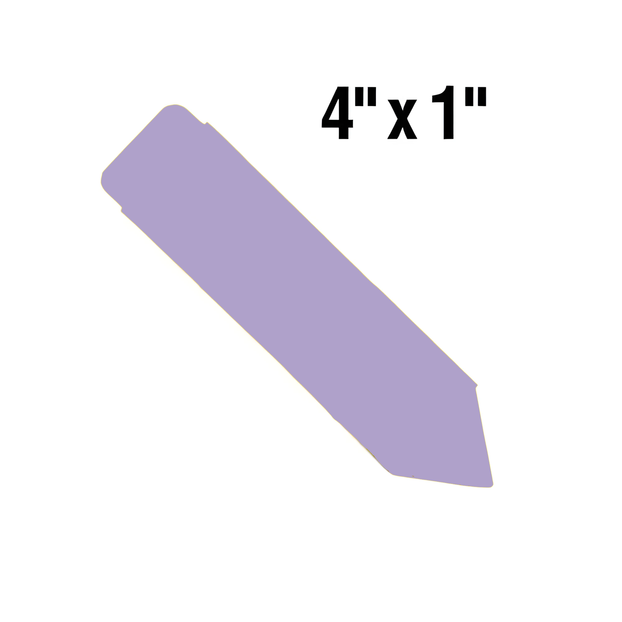 BarcodeFactory 4x1 Thermal Lavender Pot Stakes BAR-SP4X1-LA