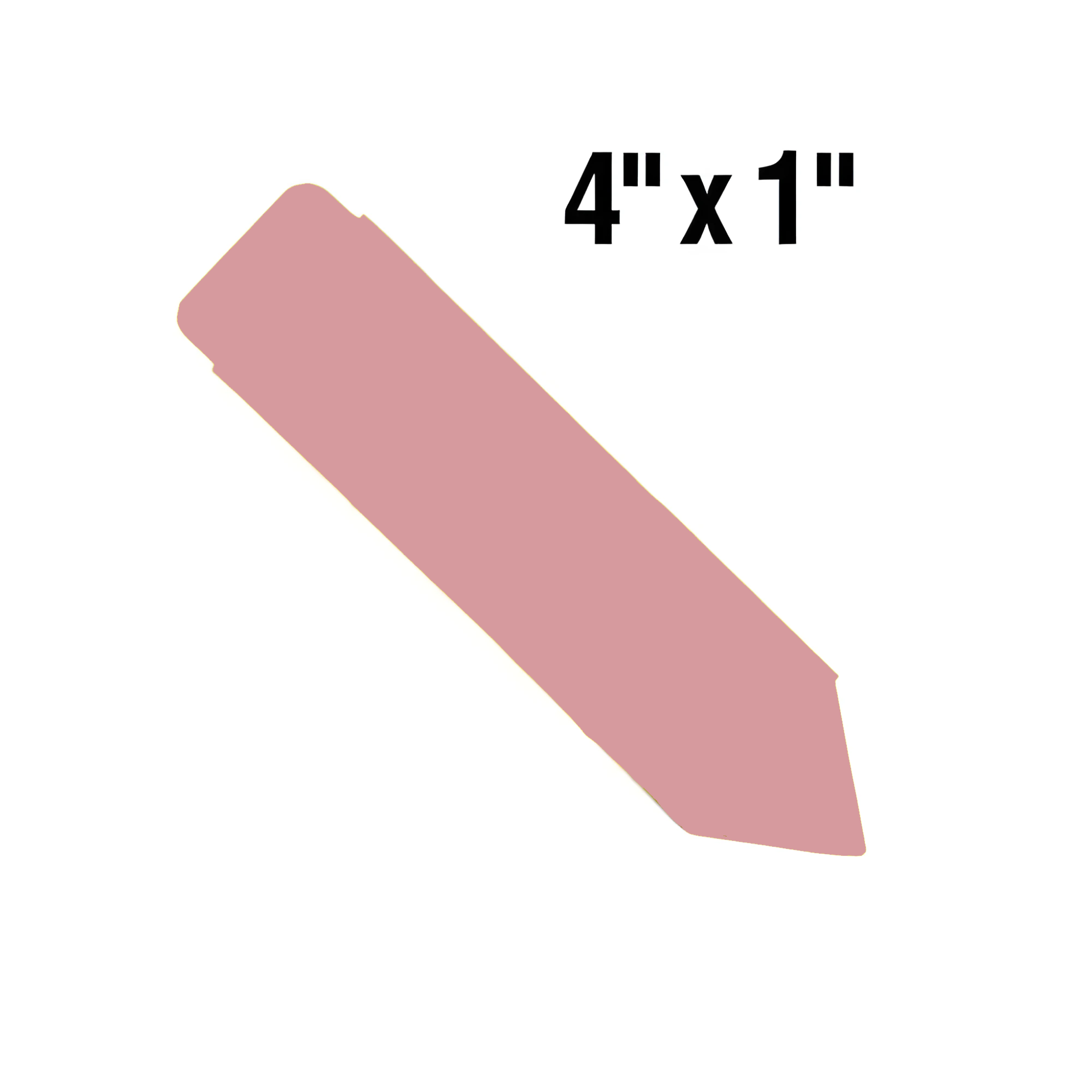 BarcodeFactory 4x1 Thermal Pink Pot Stakes BAR-SP4X1-PK