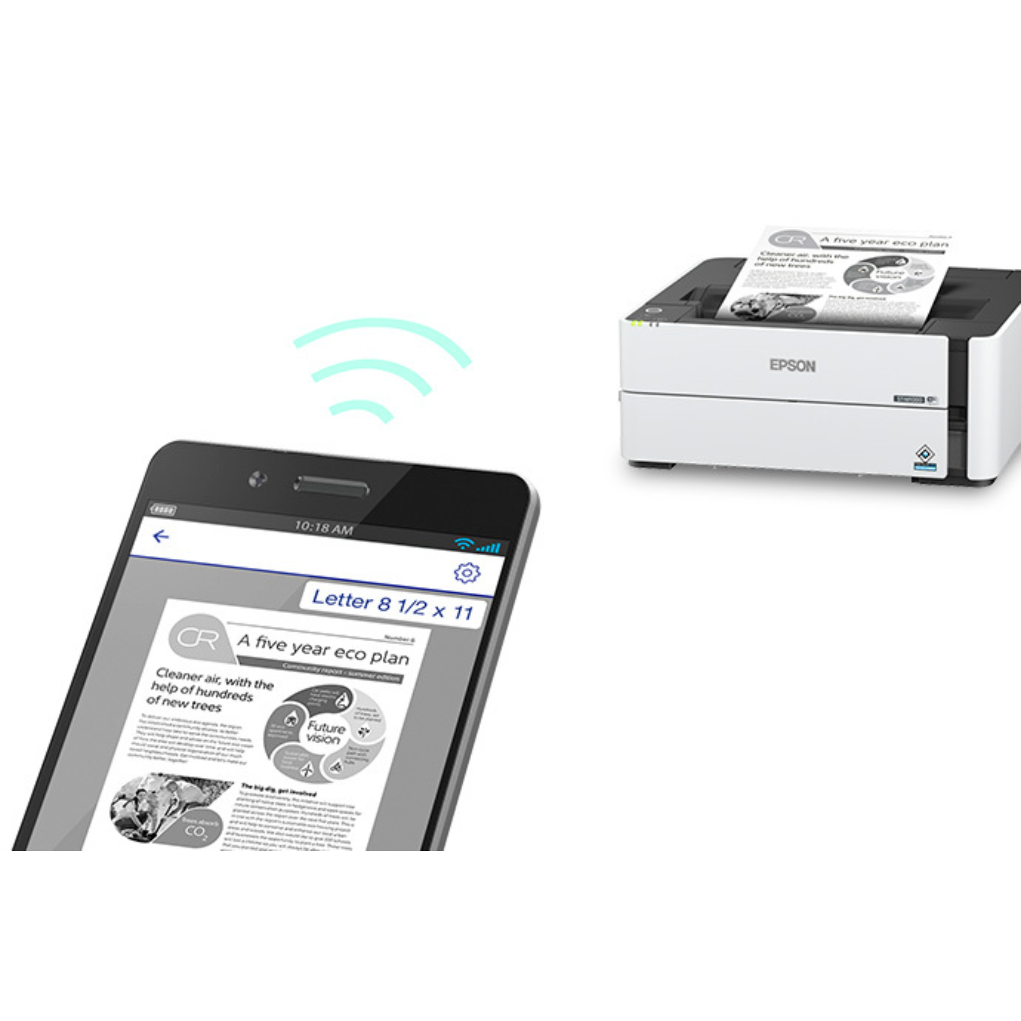 Epson WorkForce ST-M1000 Supertank Monochrome Printer C11CG94201