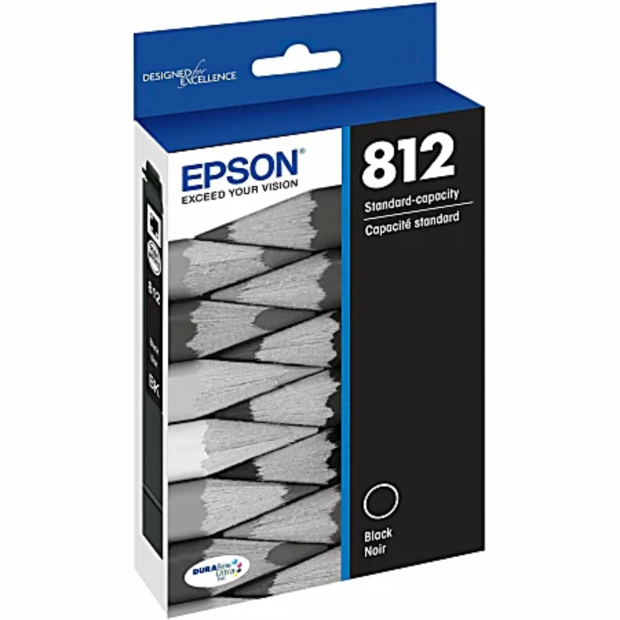 Epson T812 Black Standard Capacity Ink Cartridge [WF/EC Series] T812120-S