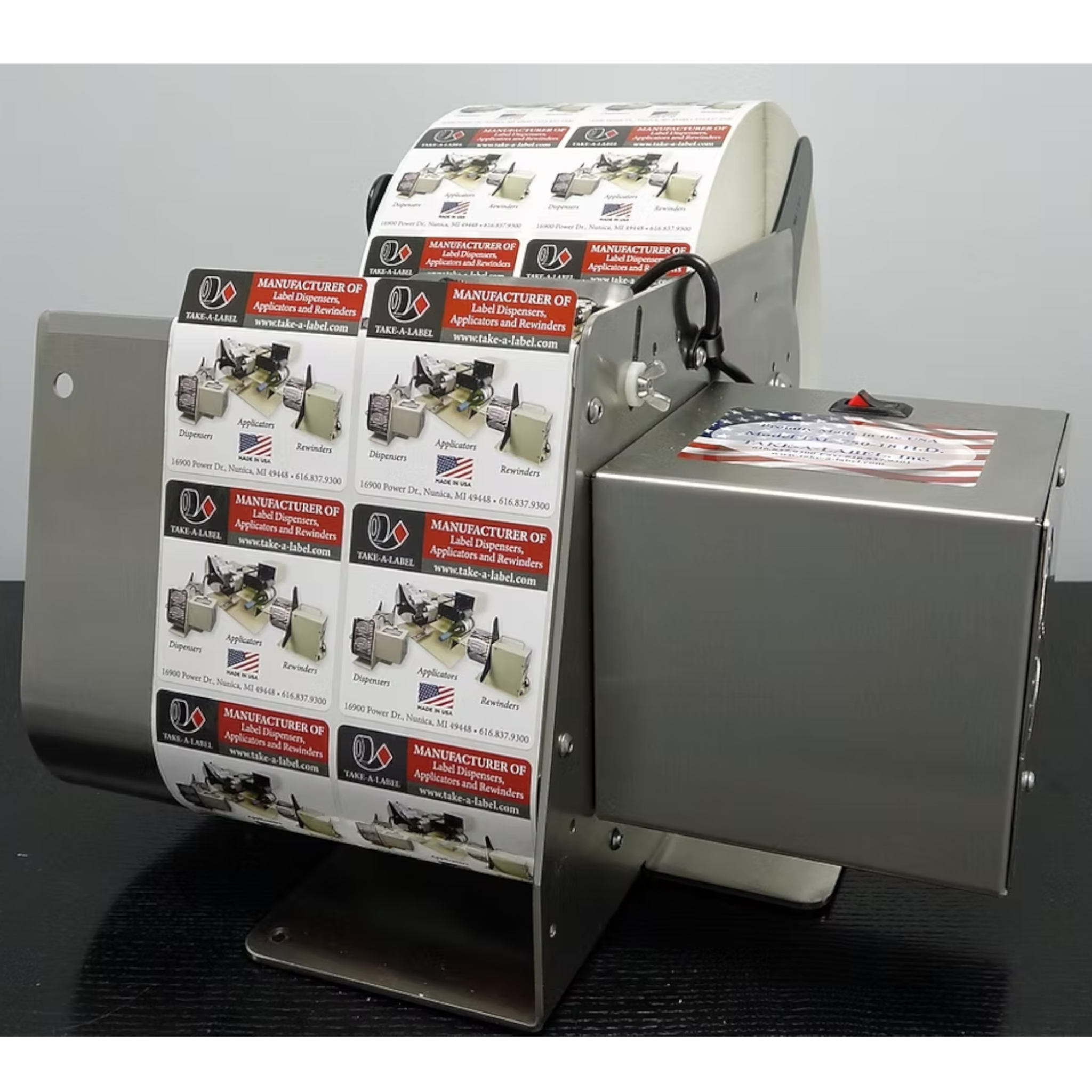 Take-A-Label TAL-750SS Label Dispenser [Stainless Steel] 72611-SS